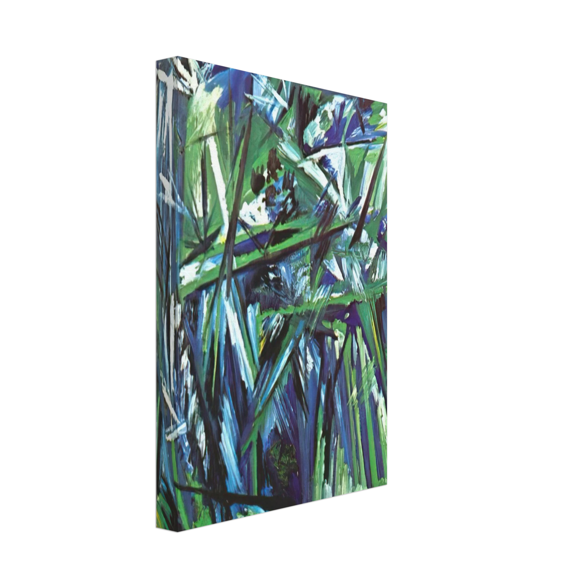 Natalia Goncharova - Green Forest - 1911 Canvas - 40x60 cm / 16x24 inches-canvas