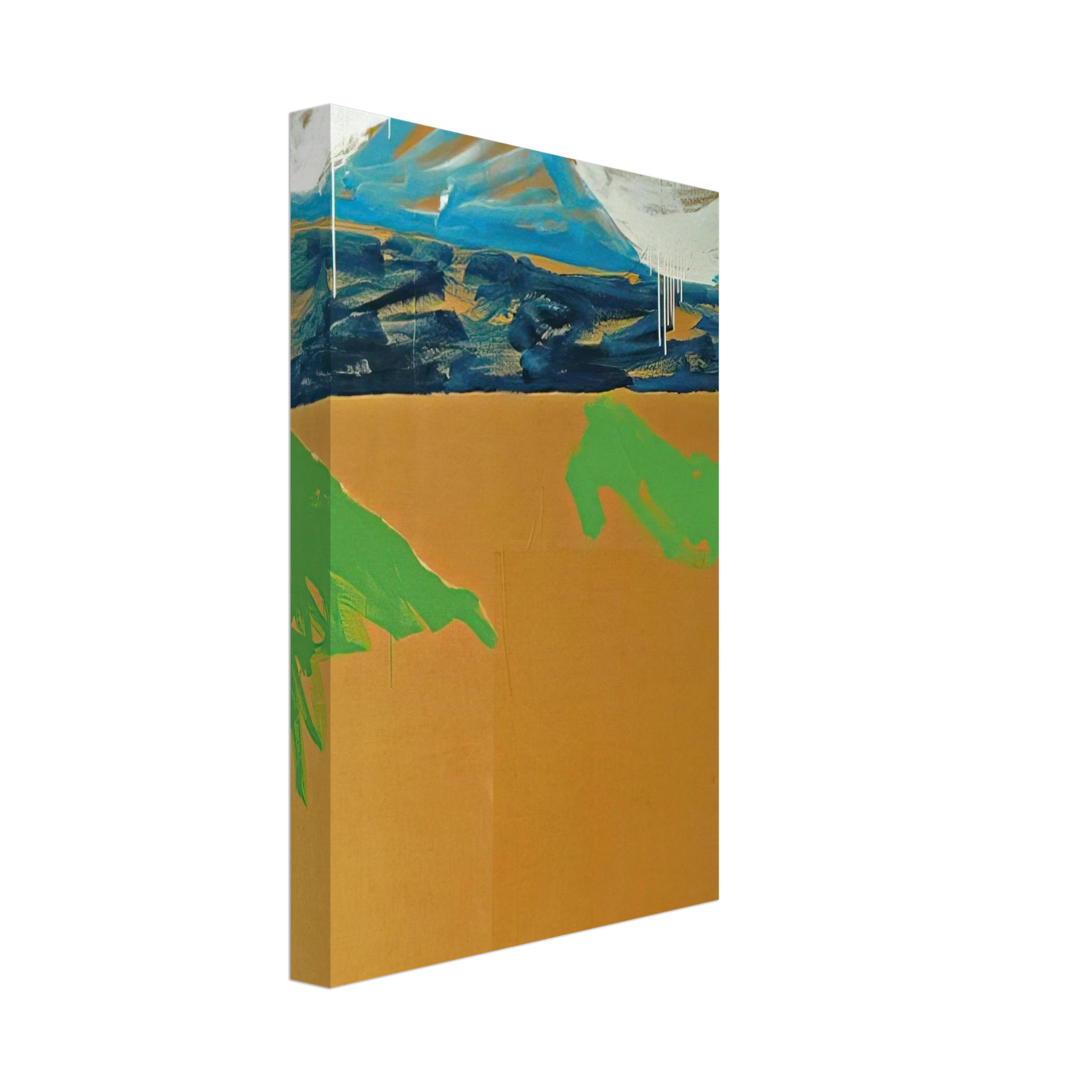 Mario Schifano - Paesaggio anemico - 1973 Canvas - 70x100 cm / 28x40 inches-canvas