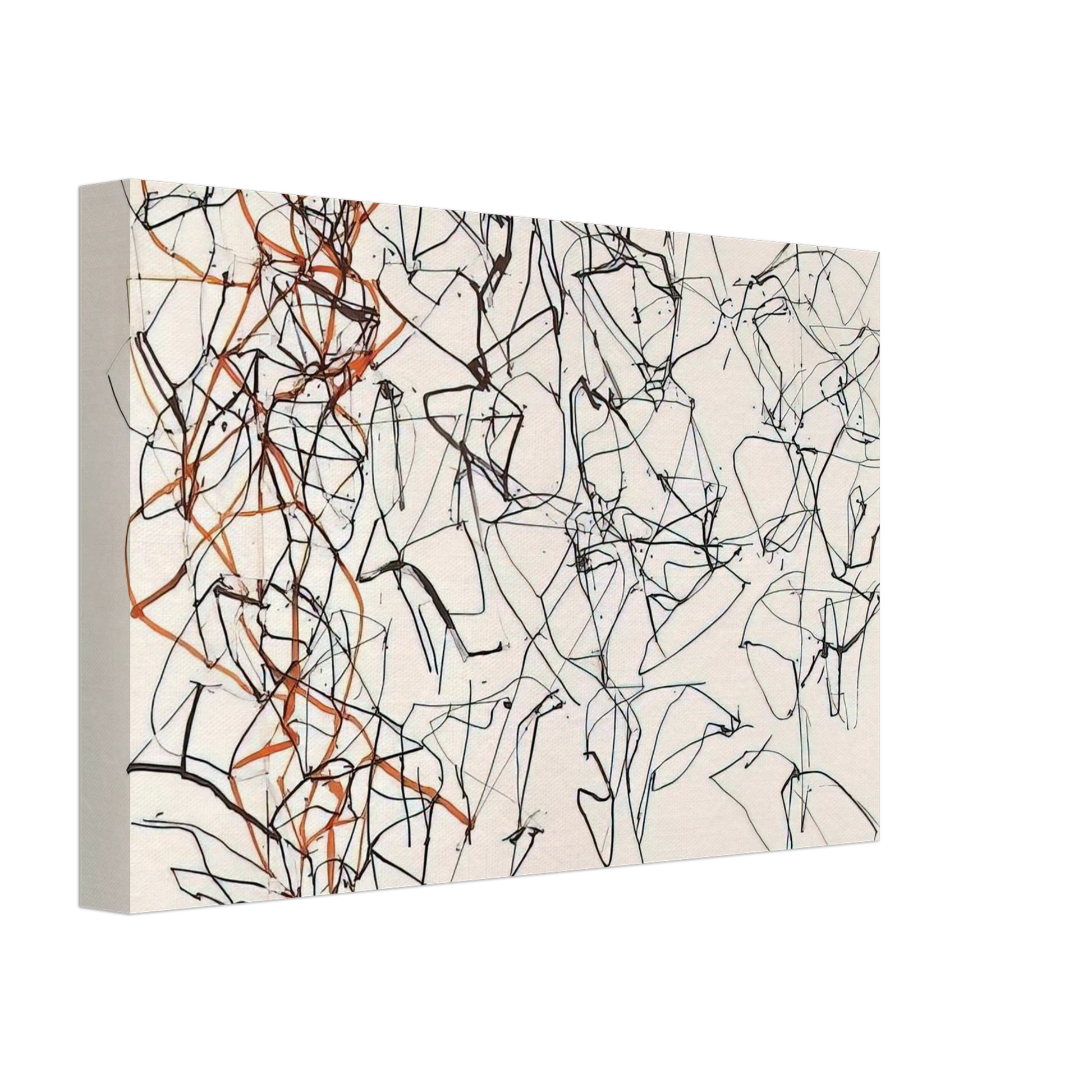 Brice Marden - Study for the Virgins - 1990 Canvas - 70x100 cm / 28x40 inches-canvas