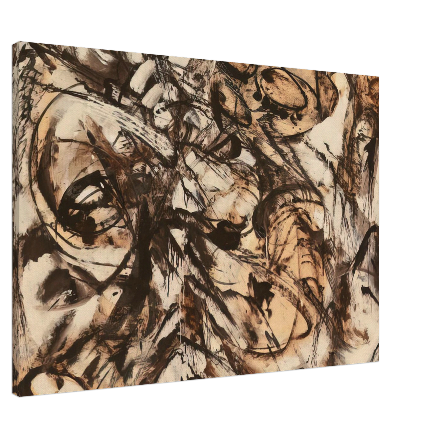 Lee Krasner - The Guardian Canvas - 20x30 cm / 8x12 inches-canvas