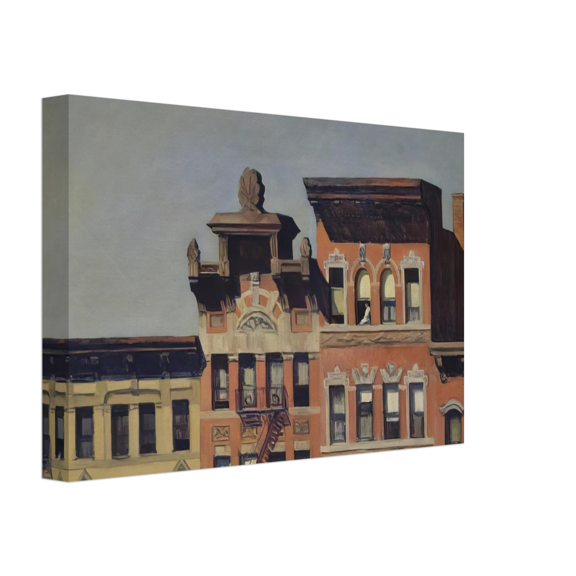 Edward Hopper - From Williamsburg Bridge Canvas - 40x60 cm / 16x24 inches-canvas