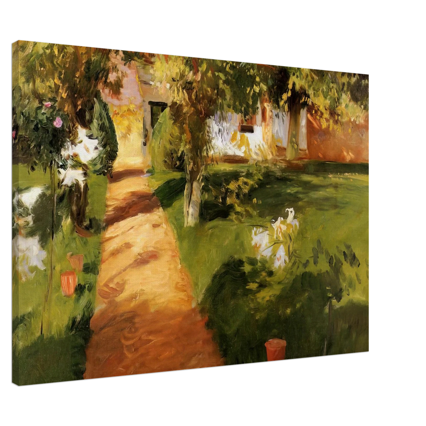 John Singer Sargent - Millet's Garden Canvas - 20x30 cm / 8x12 inches-canvas