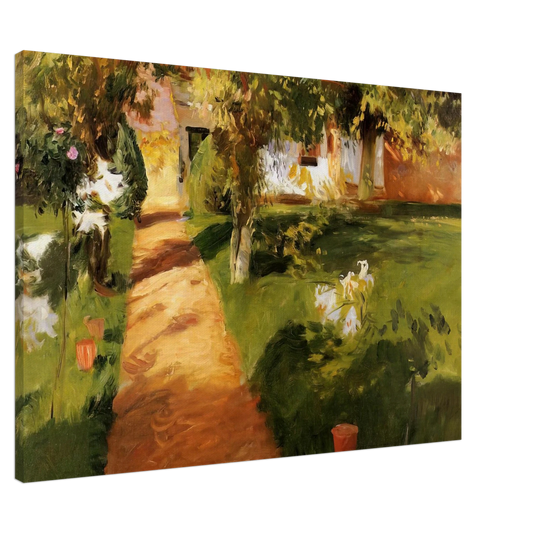 John Singer Sargent - Millet's Garden Canvas - 20x30 cm / 8x12 inches-canvas