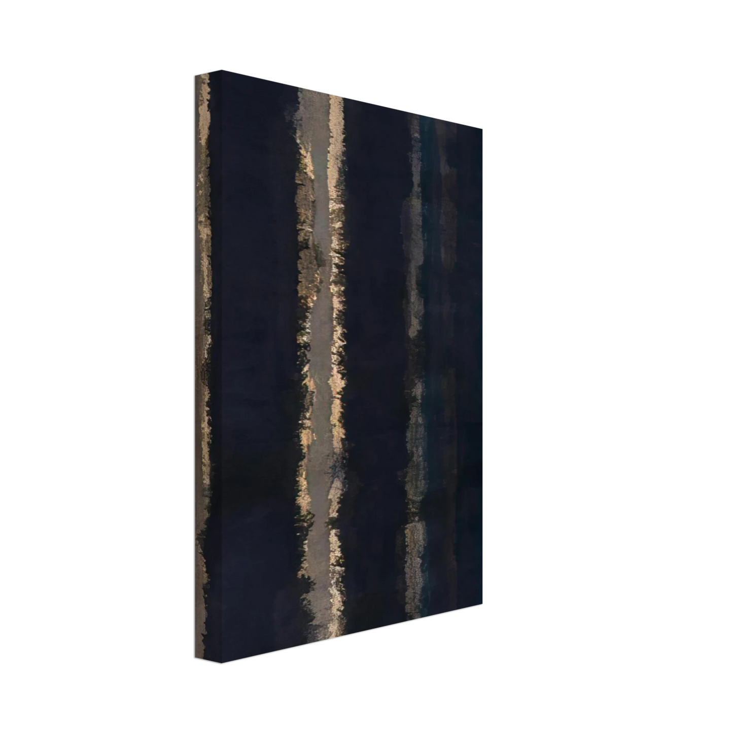 Yun Hyong-keun - Burnt Umber and Ultramarine - 1978 Canvas - 40x60 cm / 16x24 inches-canvas