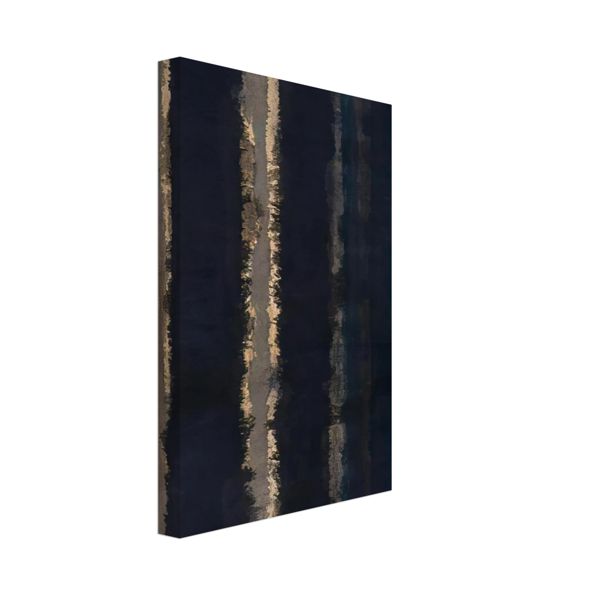 Yun Hyong-keun - Burnt Umber and Ultramarine - 1978 Canvas - 40x60 cm / 16x24 inches-canvas