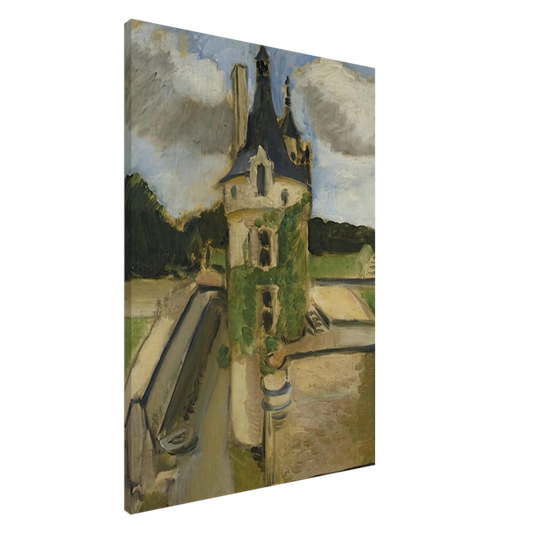 Henri Matisse - LLA TOUR DE CHENONCEAUX 1917 Canvas - 20x30 cm / 8x12 inches-canvas