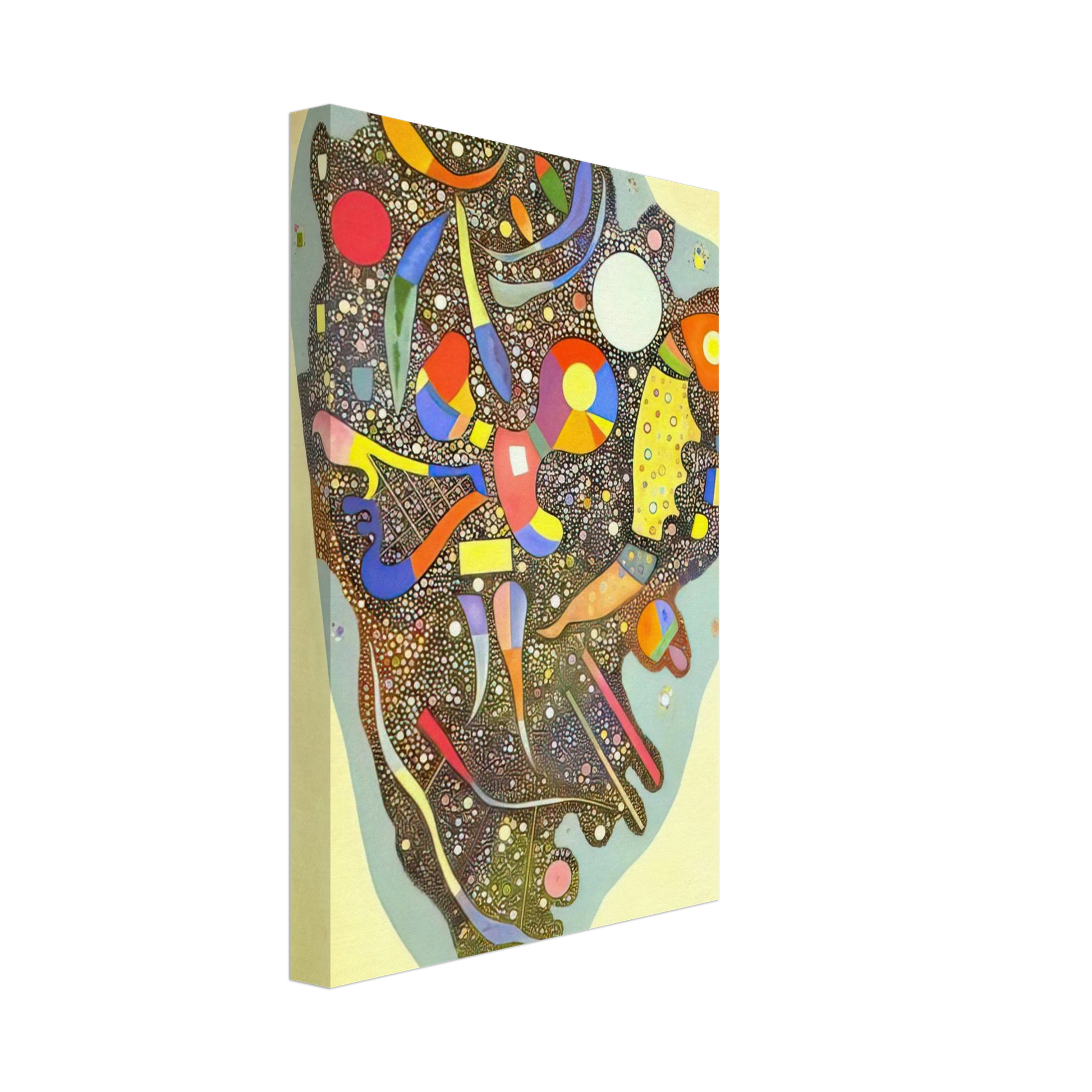 Wassily Kandinsky - COLOURFUL ENSEMBLE 1938 Canvas - 40x60 cm / 16x24 inches-canvas