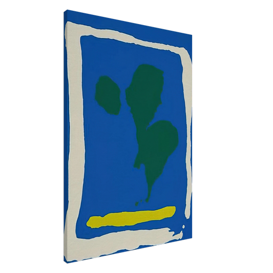 Helen Frankenthaler - Air Frame - 1965 Canvas - 20x30 cm / 8x12 inches-canvas