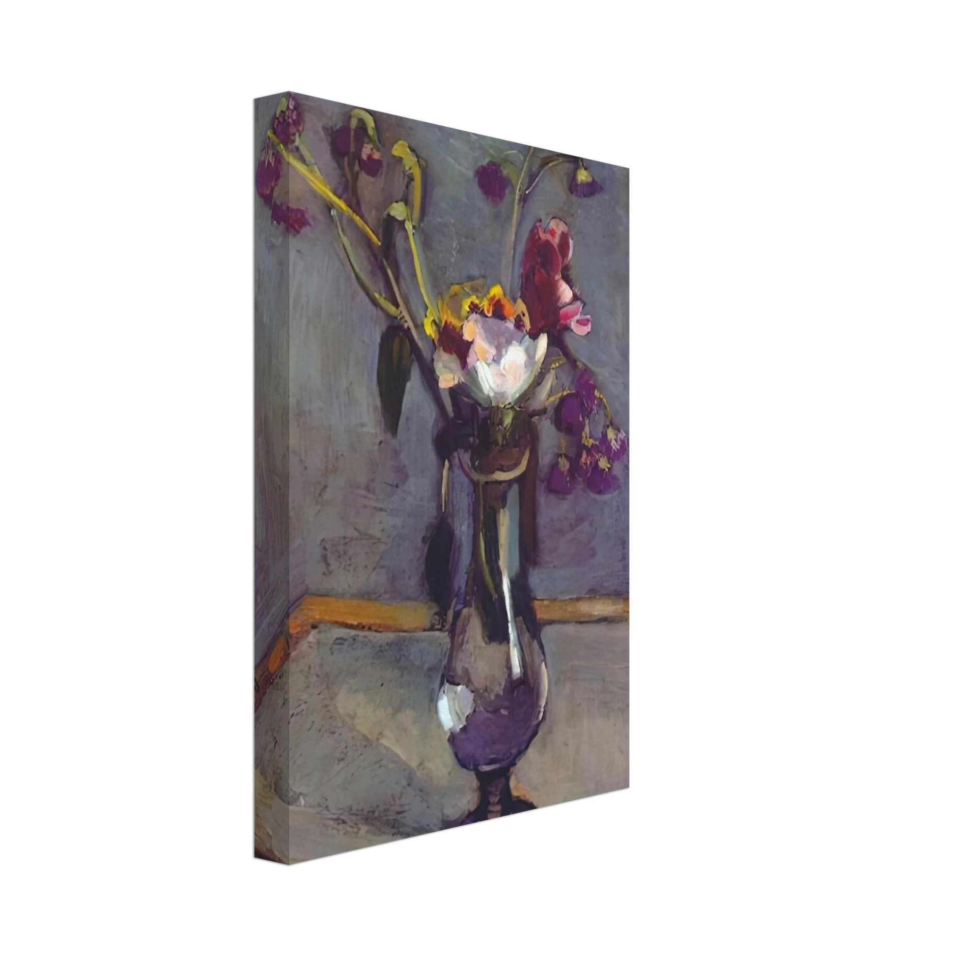 Henri Matisse - BOUQUET ON A BAMBOO TABLE 1903 Canvas - 70x100 cm / 28x40 inches-canvas