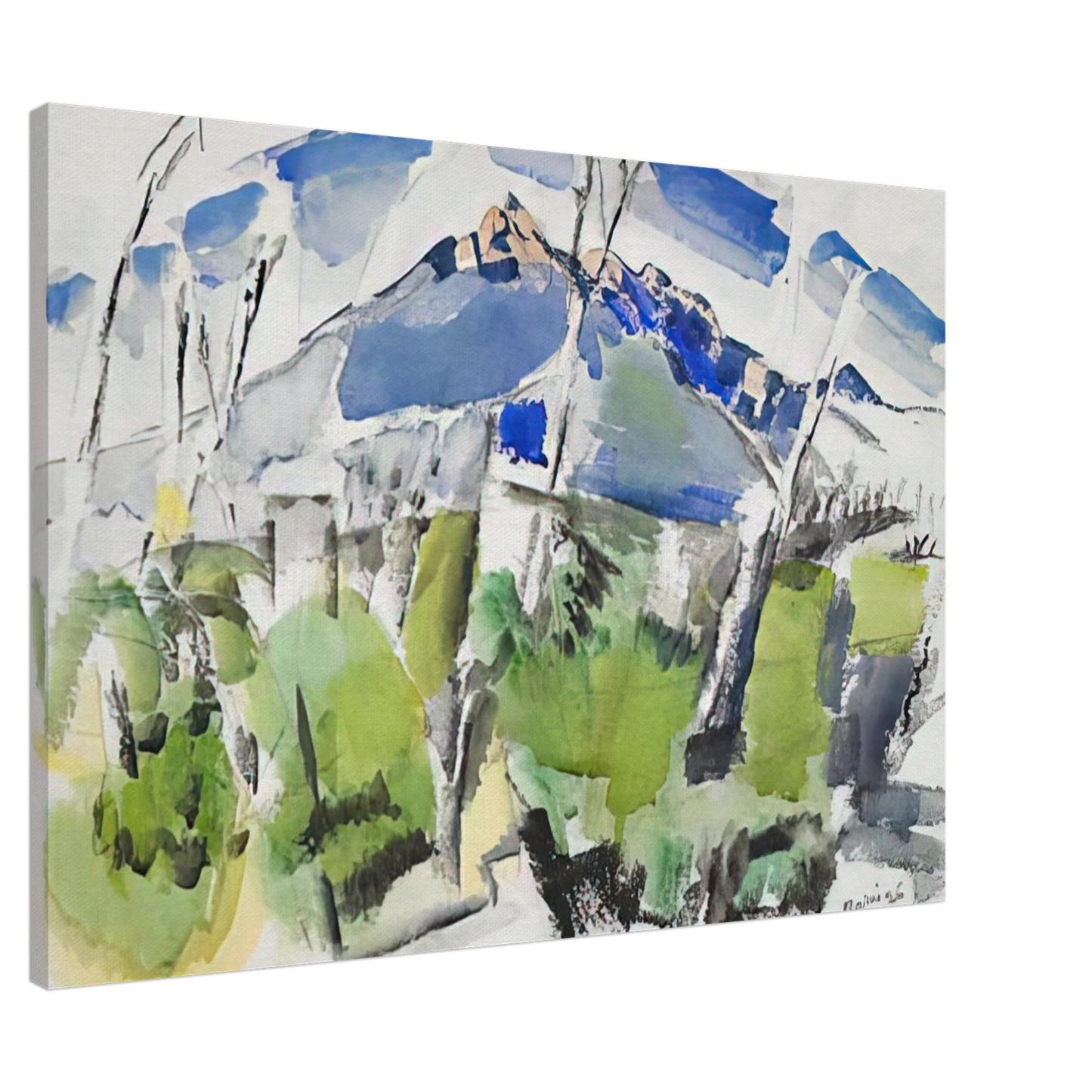 John Marin - Mt. Chocorua No. 1 - 1926 Canvas - Default Title-canvas