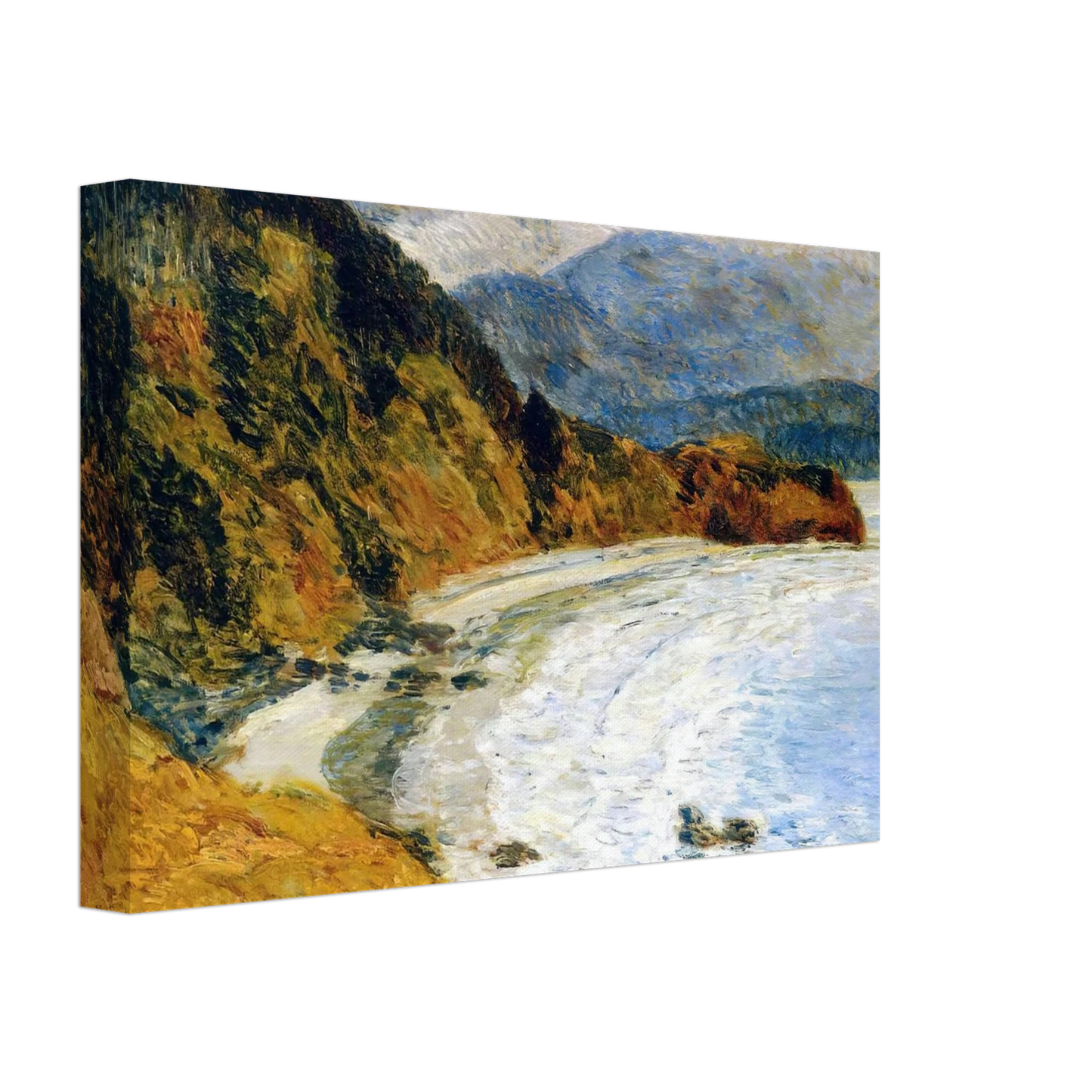 Childe Hassam - Ecola Beach, Oregon Canvas - 40x60 cm / 16x24 inches-canvas