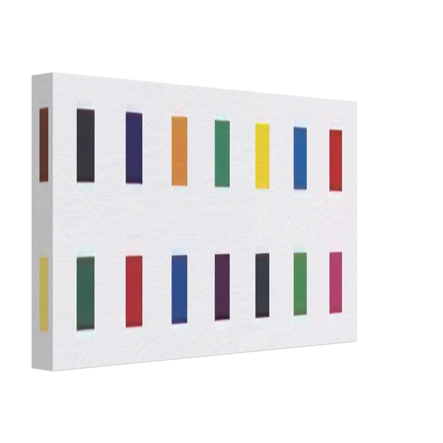 Ellsworth Kelly - 18 Colors  Cincinnati  Canvas - 70x100 cm / 28x40 inches-canvas