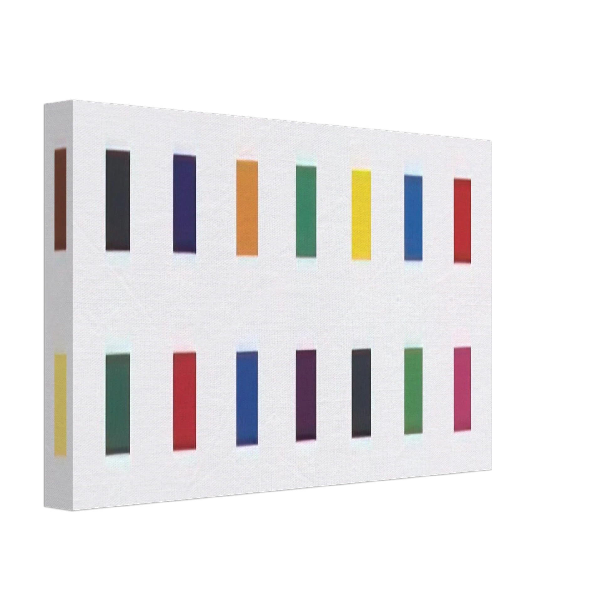 Ellsworth Kelly - 18 Colors  Cincinnati  Canvas - 70x100 cm / 28x40 inches-canvas