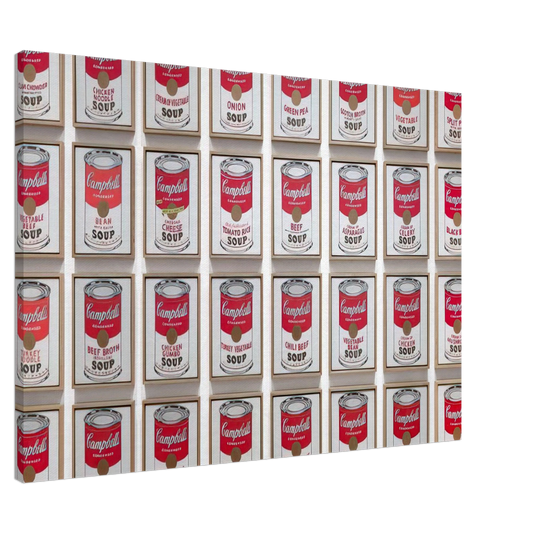 Andy Warhol - Campbell's Soup Cans Canvas - 20x30 cm / 8x12 inches-canvas
