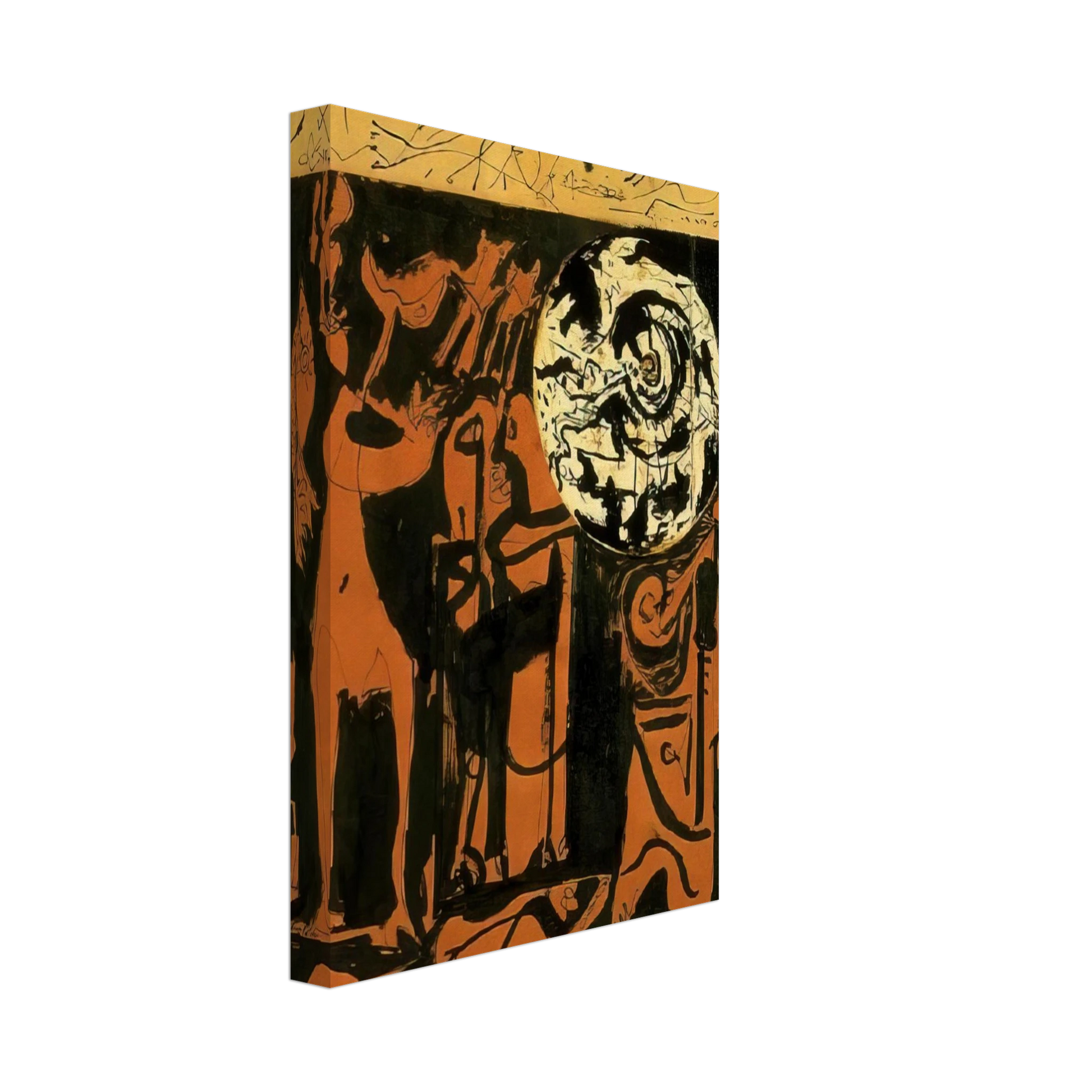 Jackson Pollock - UNTITLED 3 Canvas - 40x60 cm / 16x24 inches-canvas