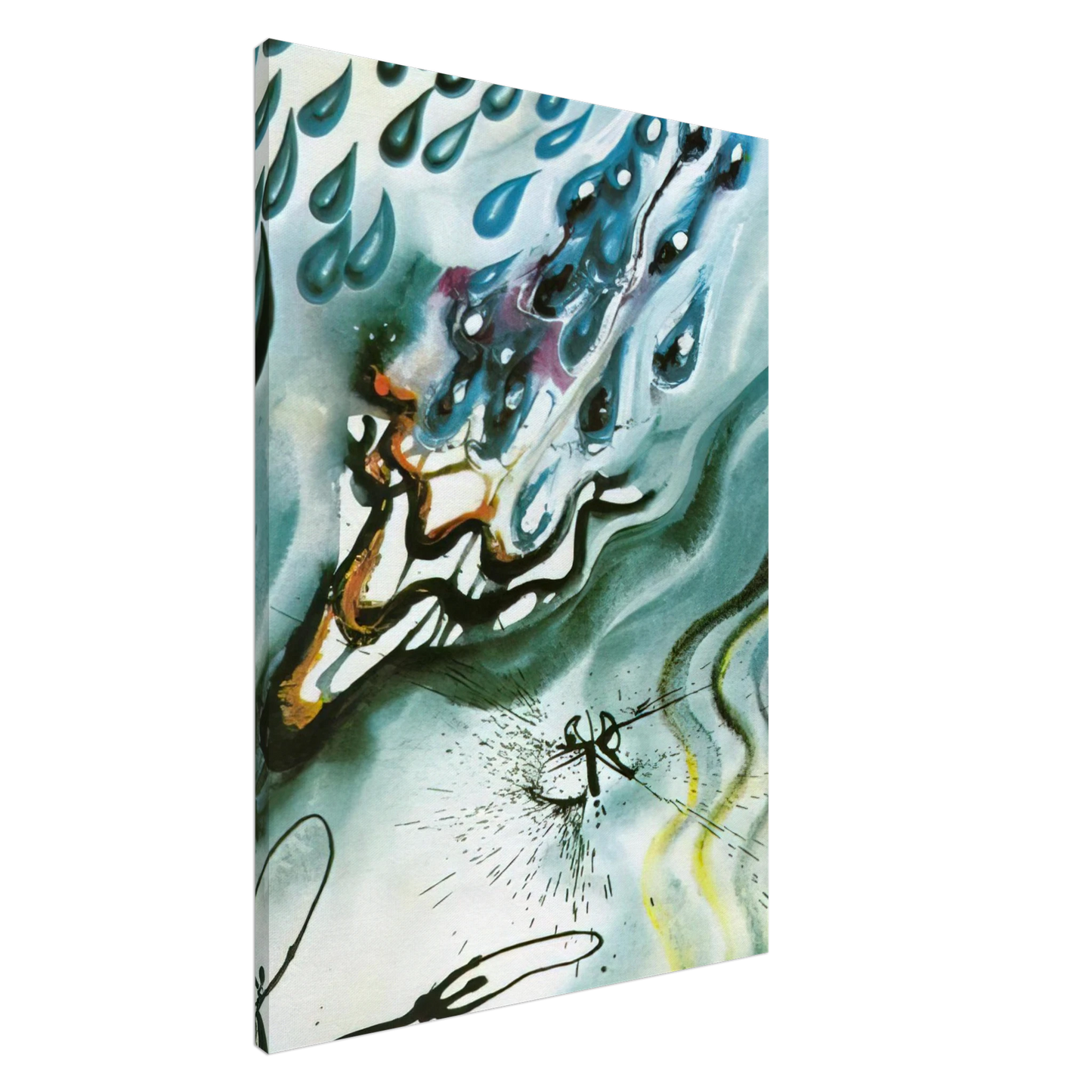 Salvador Dali - THE POOL OF TEARS Canvas - 20x30 cm / 8x12 inches-canvas