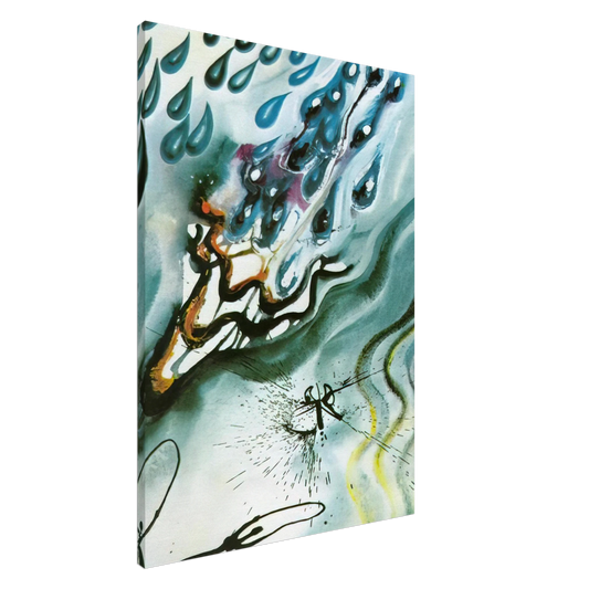 Salvador Dali - THE POOL OF TEARS Canvas - 20x30 cm / 8x12 inches-canvas