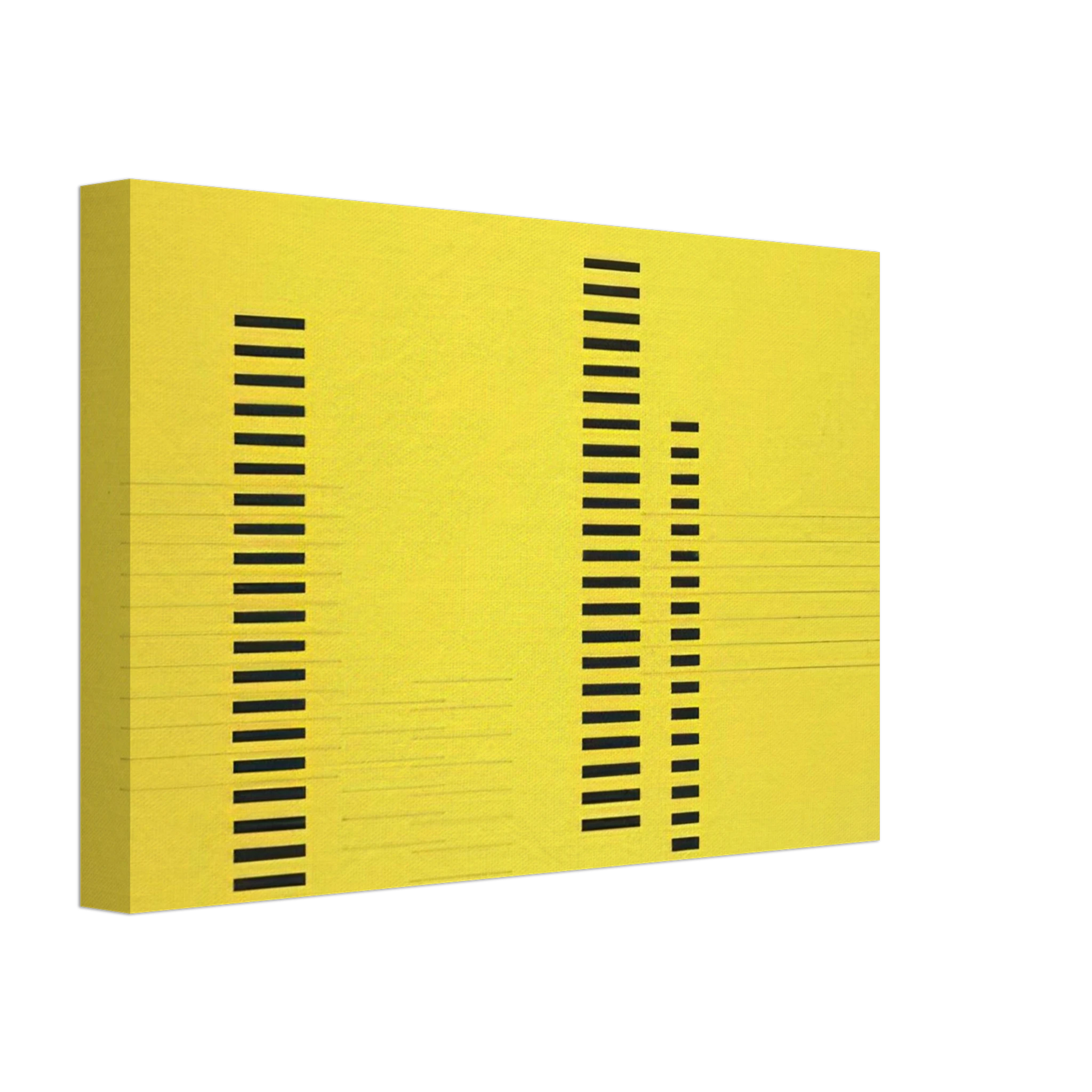 Josef Albers - SKYSCRAPERS ON TRANSPARENT YELLOW 1929 Canvas - 70x100 cm / 28x40 inches-canvas
