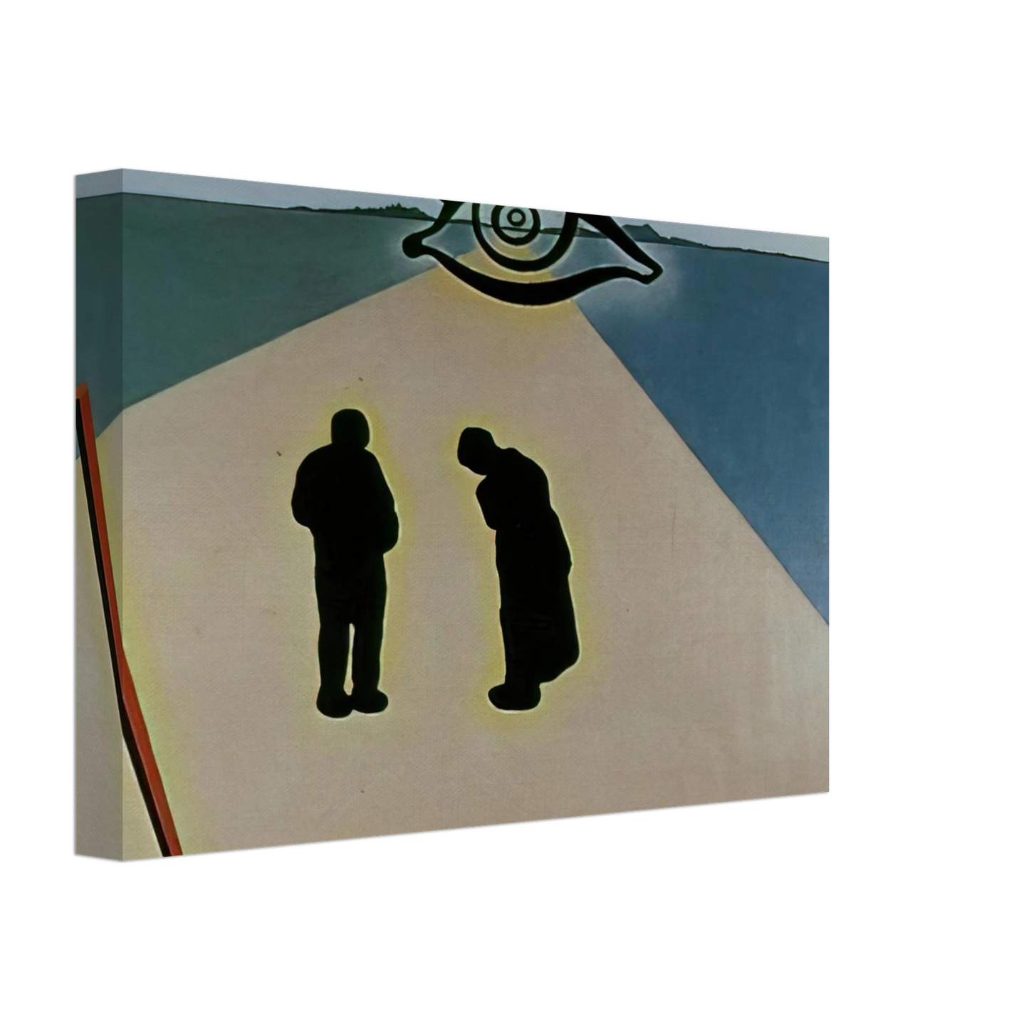 Salvador Dali - THE EYE OF THE ANGELUS Canvas - 40x60 cm / 16x24 inches-canvas