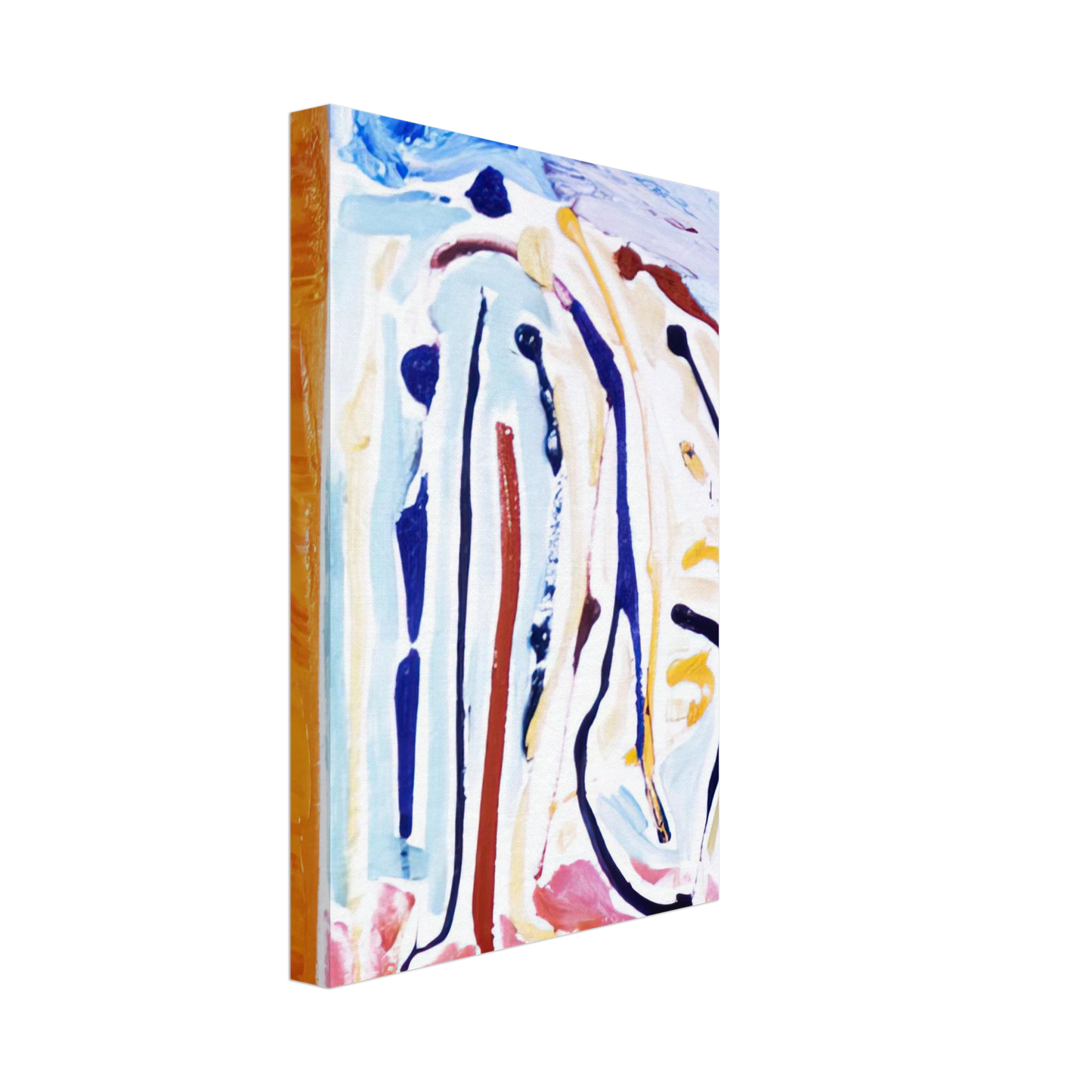 Ronnie Landfield - Sky Dance - 1973 Canvas - 40x60 cm / 16x24 inches-canvas