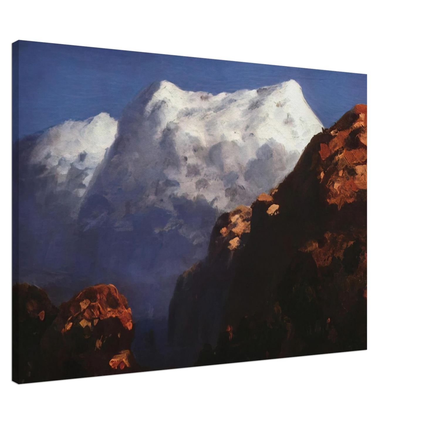 Arkhyp Kuindzhi - Mountains Canvas - 20x30 cm / 8x12 inches-canvas