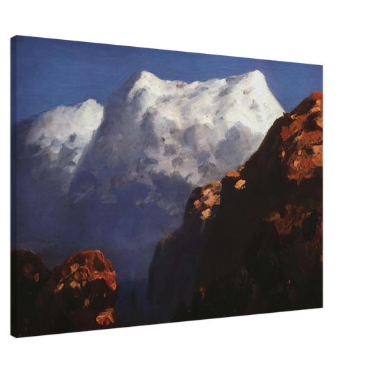 Arkhyp Kuindzhi - Mountains Canvas - 20x30 cm / 8x12 inches-canvas