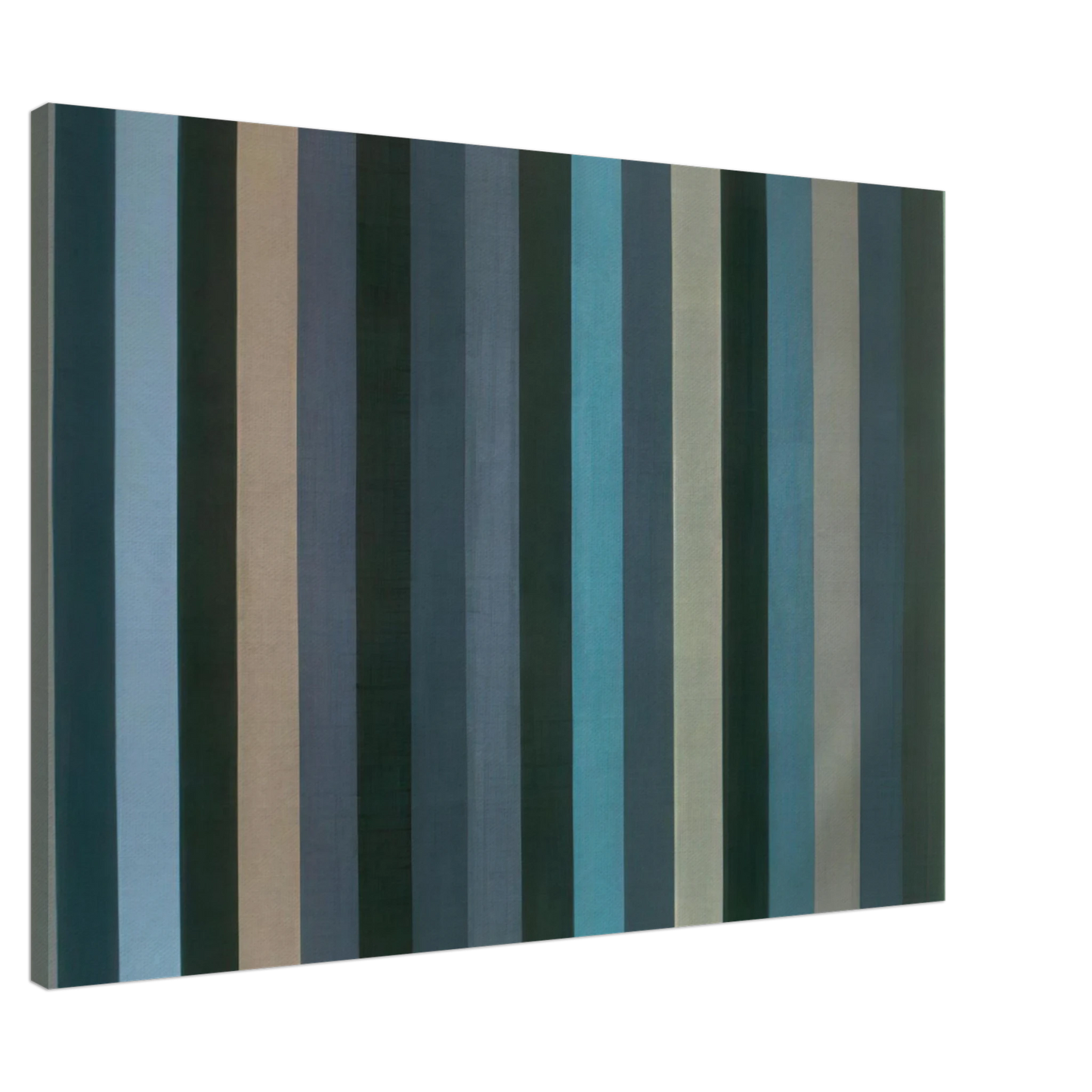 Gene Davis - Moroccan Midnight - 1984 Canvas - 20x30 cm / 8x12 inches-canvas