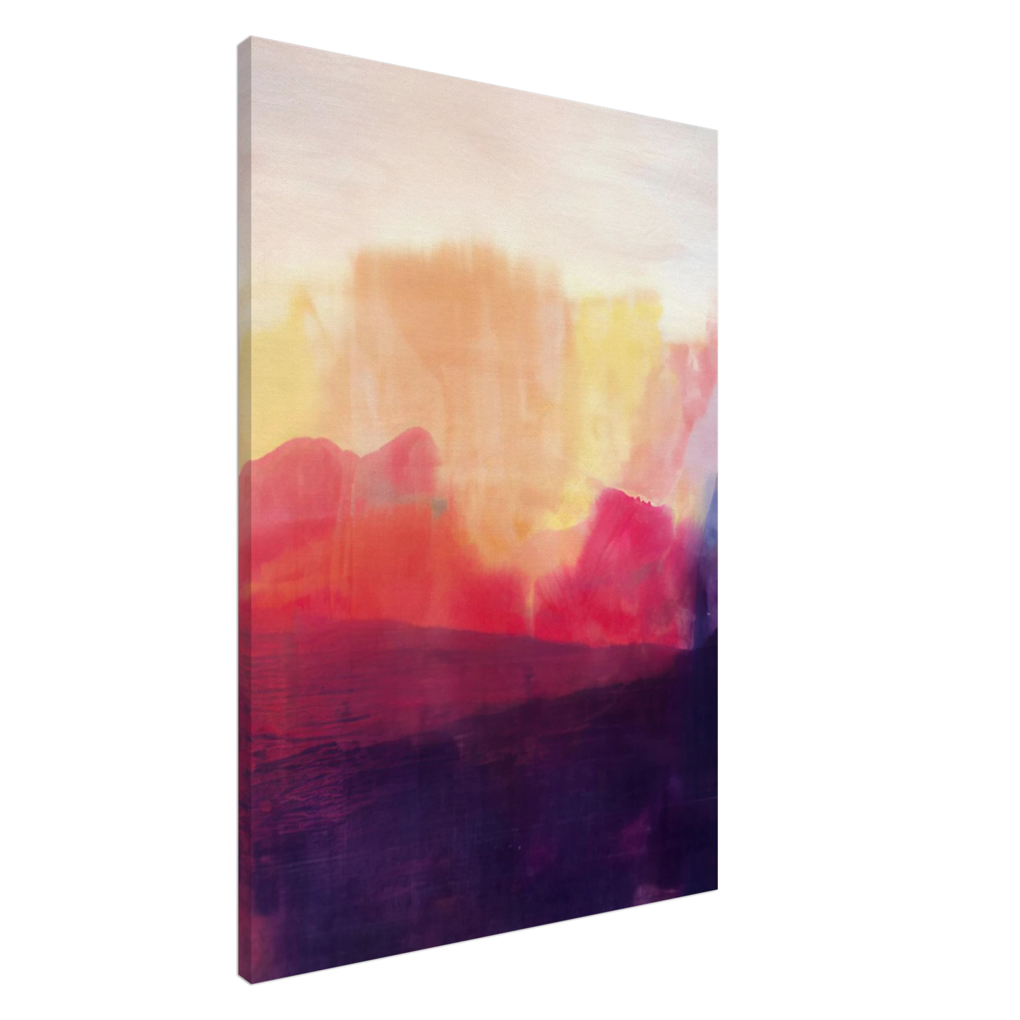 Ronnie Landfield - The Source - 1993 Canvas - 20x30 cm / 8x12 inches-canvas