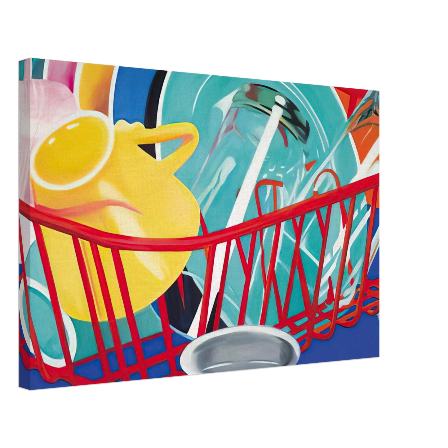 James Rosenquist - Dishes Canvas - 40x60 cm / 16x24 inches-canvas