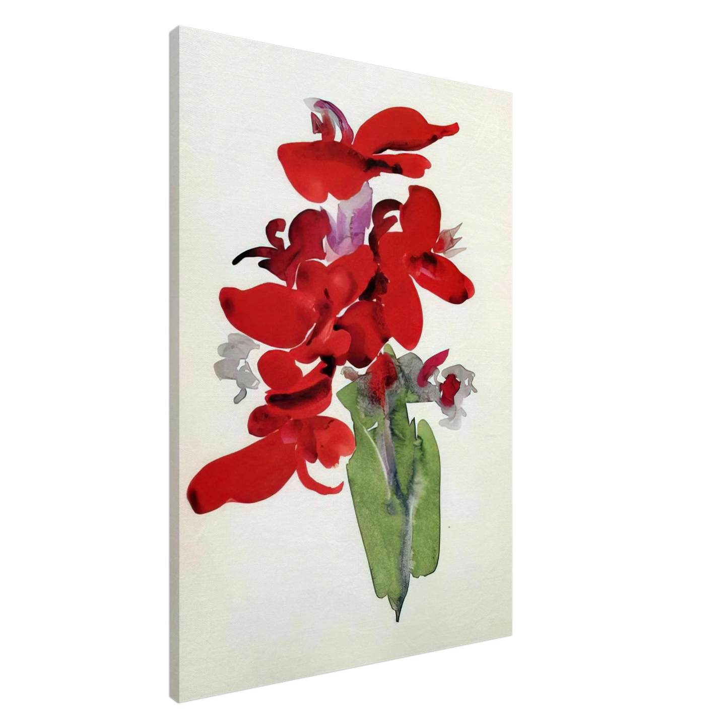 Georgia O'Keeffe - Red Canna Canvas - 20x30 cm / 8x12 inches-canvas
