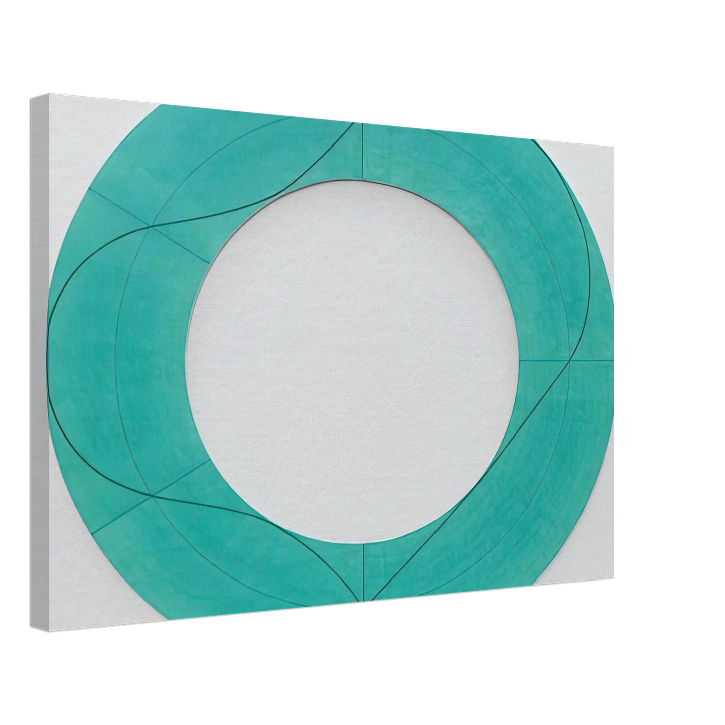 Robert Mangold - RING IMAGE C 2008 Canvas - 40x60 cm / 16x24 inches-canvas