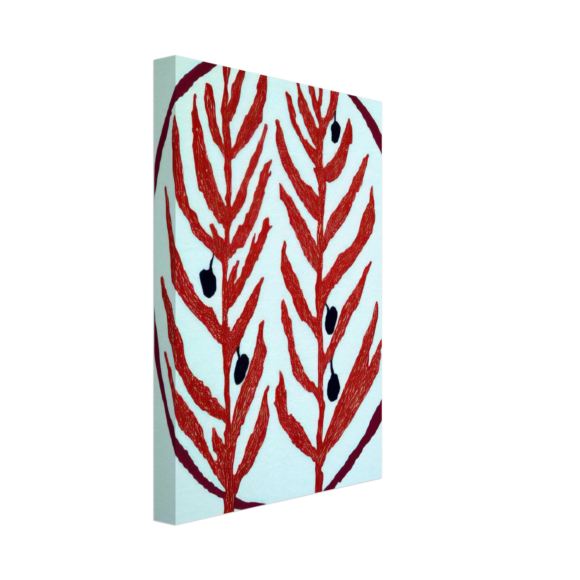 Louise Bourgeois - THE OLIVE BRANCH 2004 Canvas - 40x60 cm / 16x24 inches-canvas