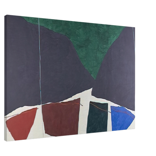 Ray Parker - Untitled - 1982 Canvas - 20x30 cm / 8x12 inches-canvas