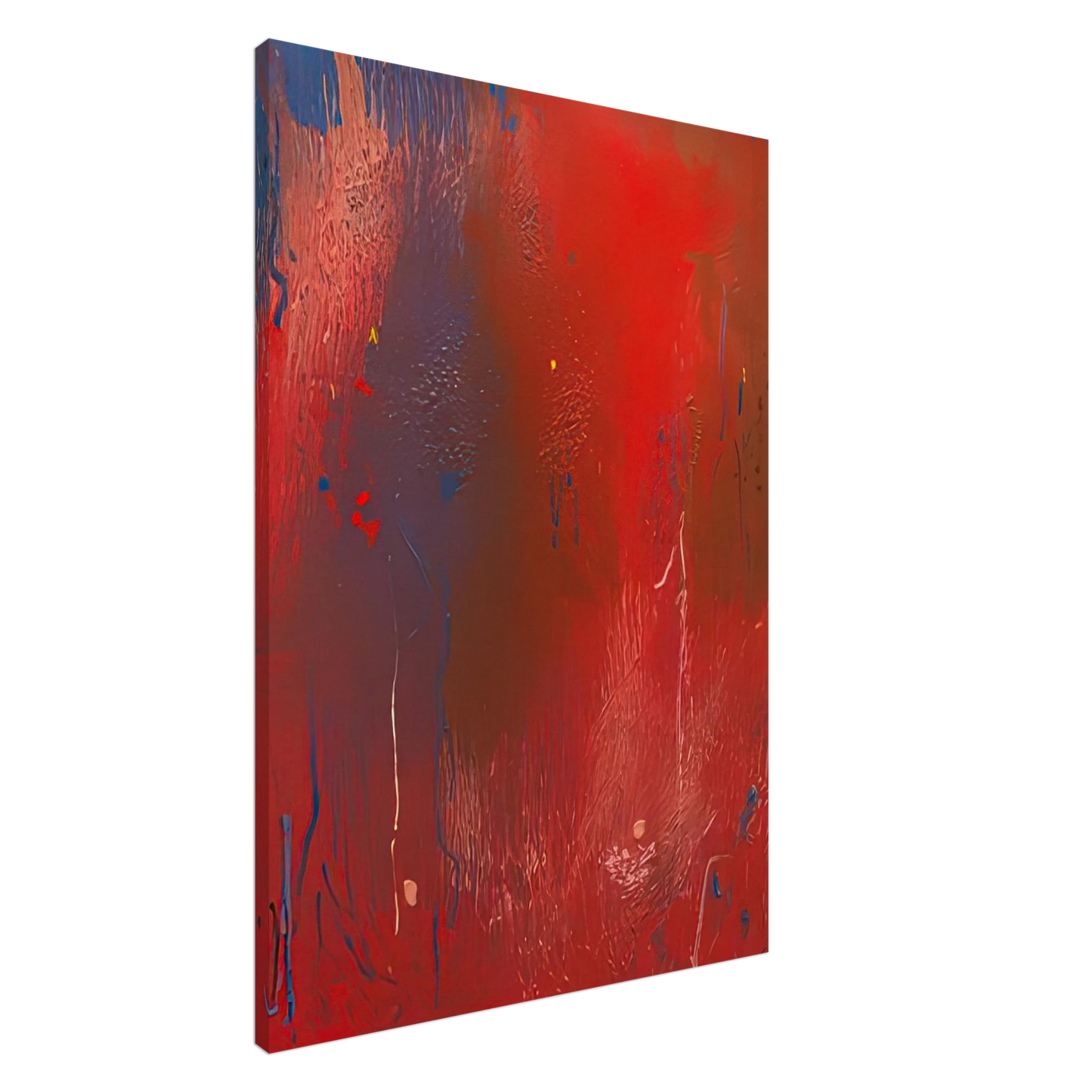 Helen Frankenthaler - Warrior, 1991- Canvas - 20x30 cm / 8x12 inches-canvas