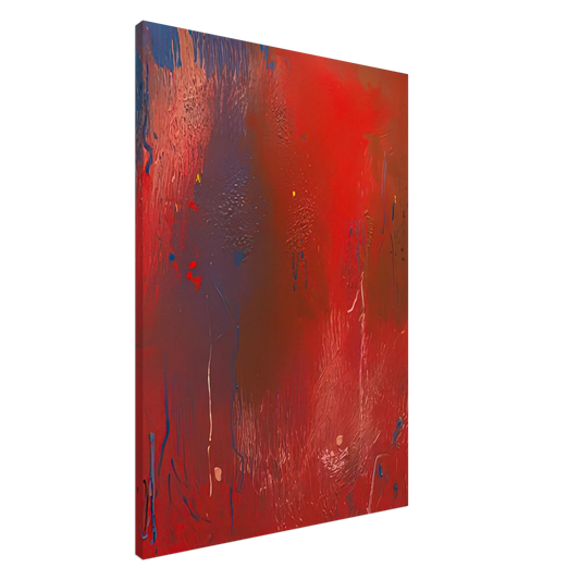 Helen Frankenthaler - Warrior, 1991- Canvas - 20x30 cm / 8x12 inches-canvas