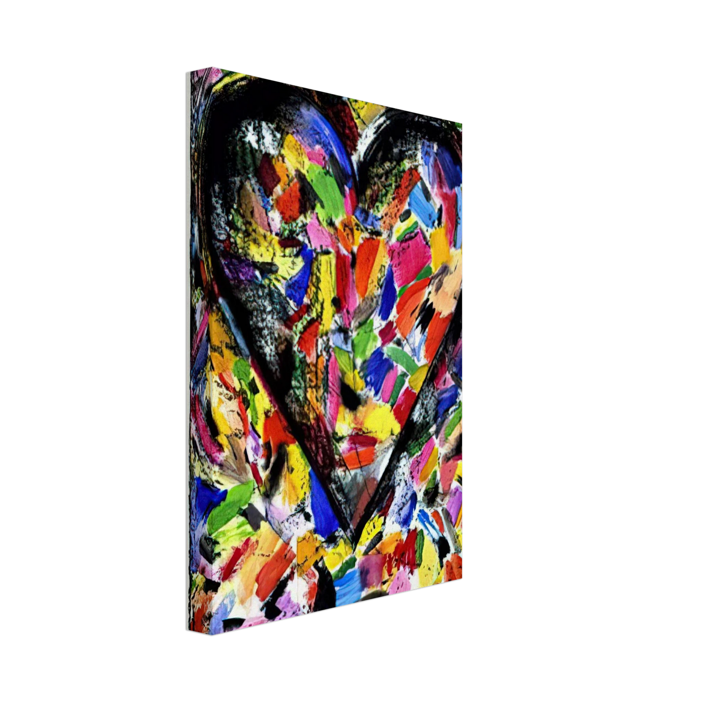 Jim Dine - CONFETTI HEART 1985 Canvas - 40x60 cm / 16x24 inches-canvas