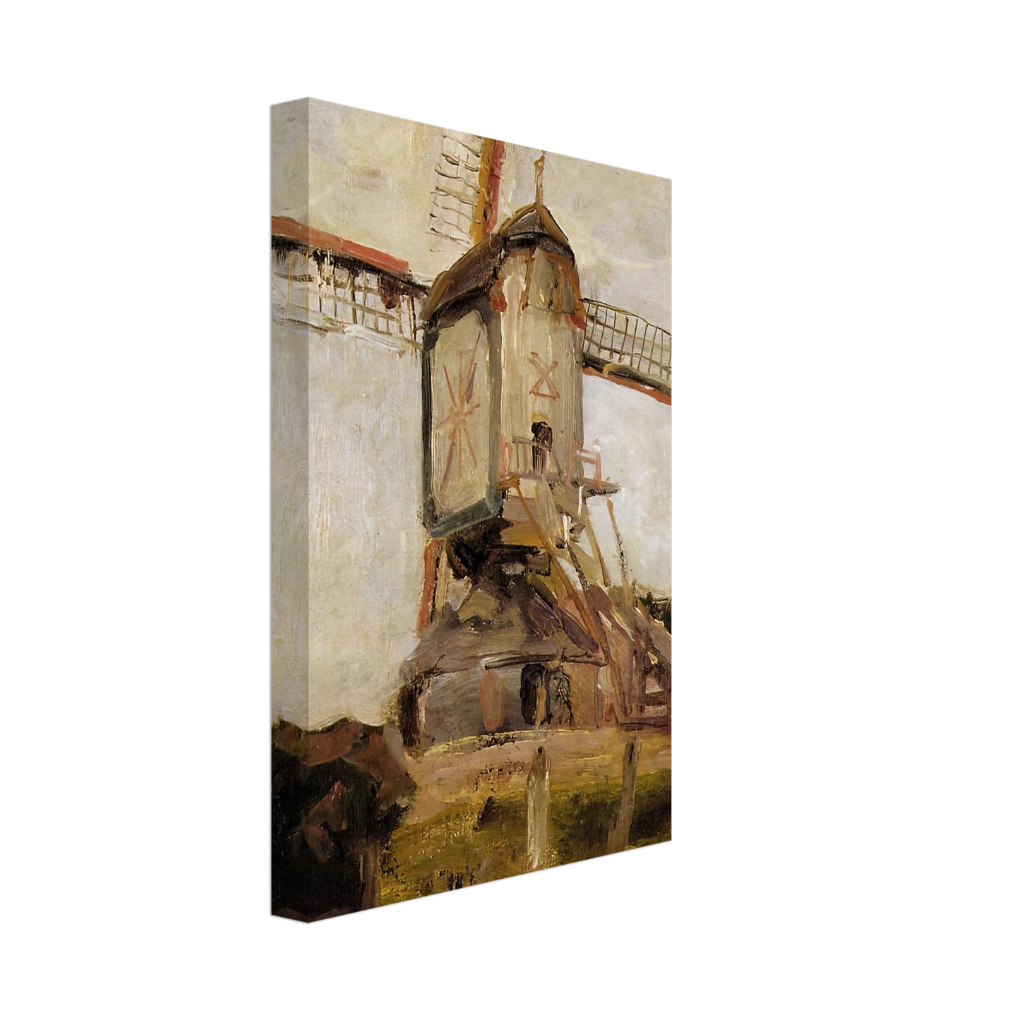 Piet Mondrian - Mill of Heeswijk Sun Canvas - 70x100 cm / 28x40 inches-canvas