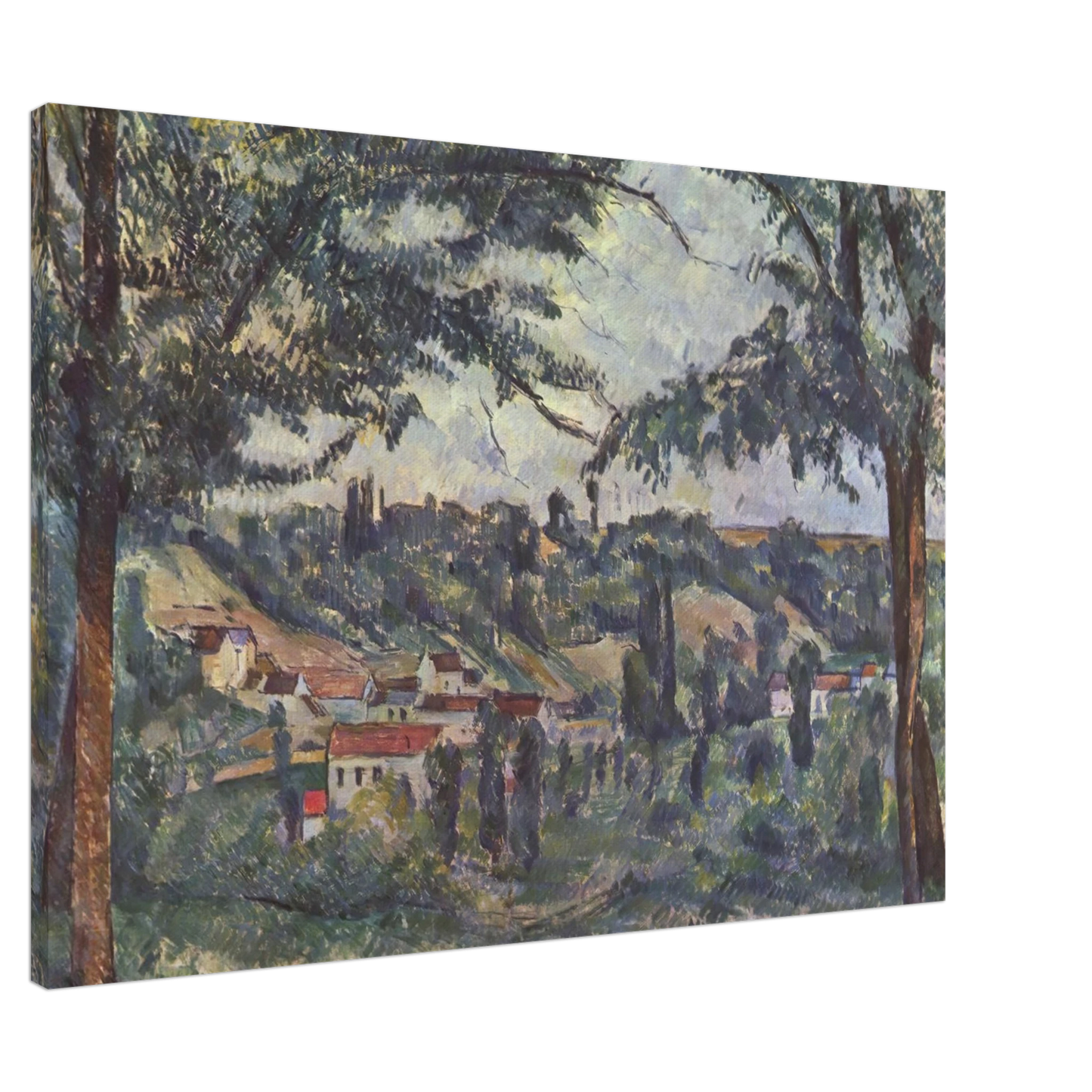 Paul Cezanne - Landscape Canvas - 20x30 cm / 8x12 inches-canvas