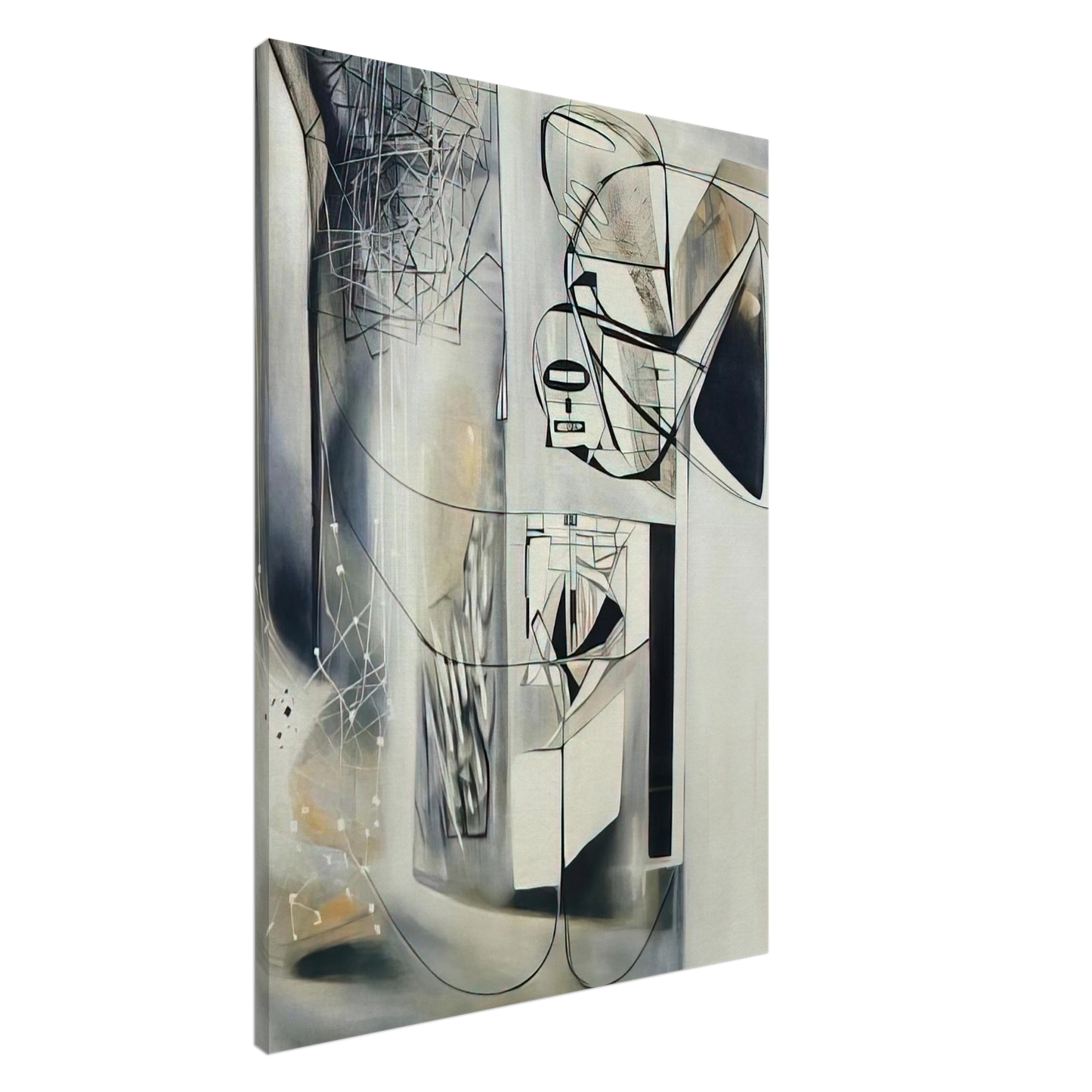 Jimmy Ernst - See See Rider - 1946 Canvas - 20x30 cm / 8x12 inches-canvas