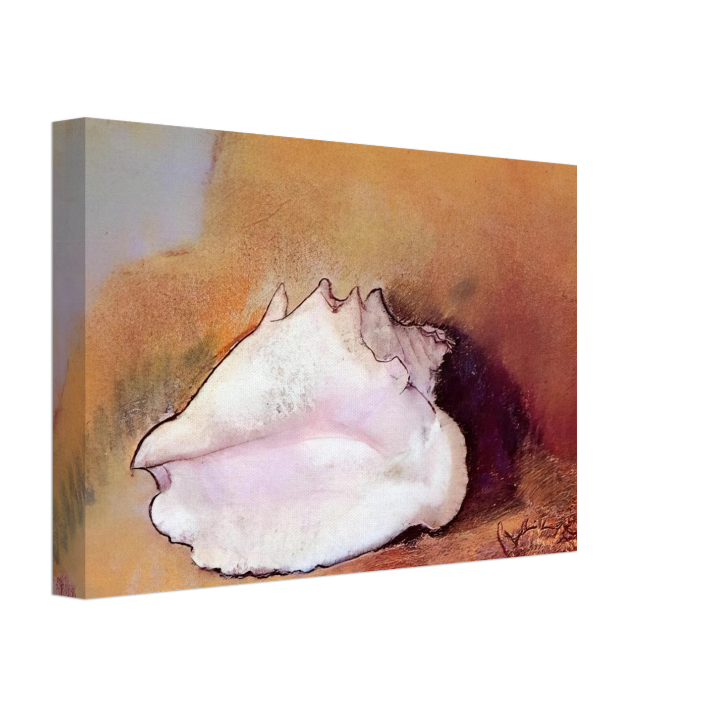 Odilon Redon - THE SEASHELL 1912 Canvas - 70x100 cm / 28x40 inches-canvas