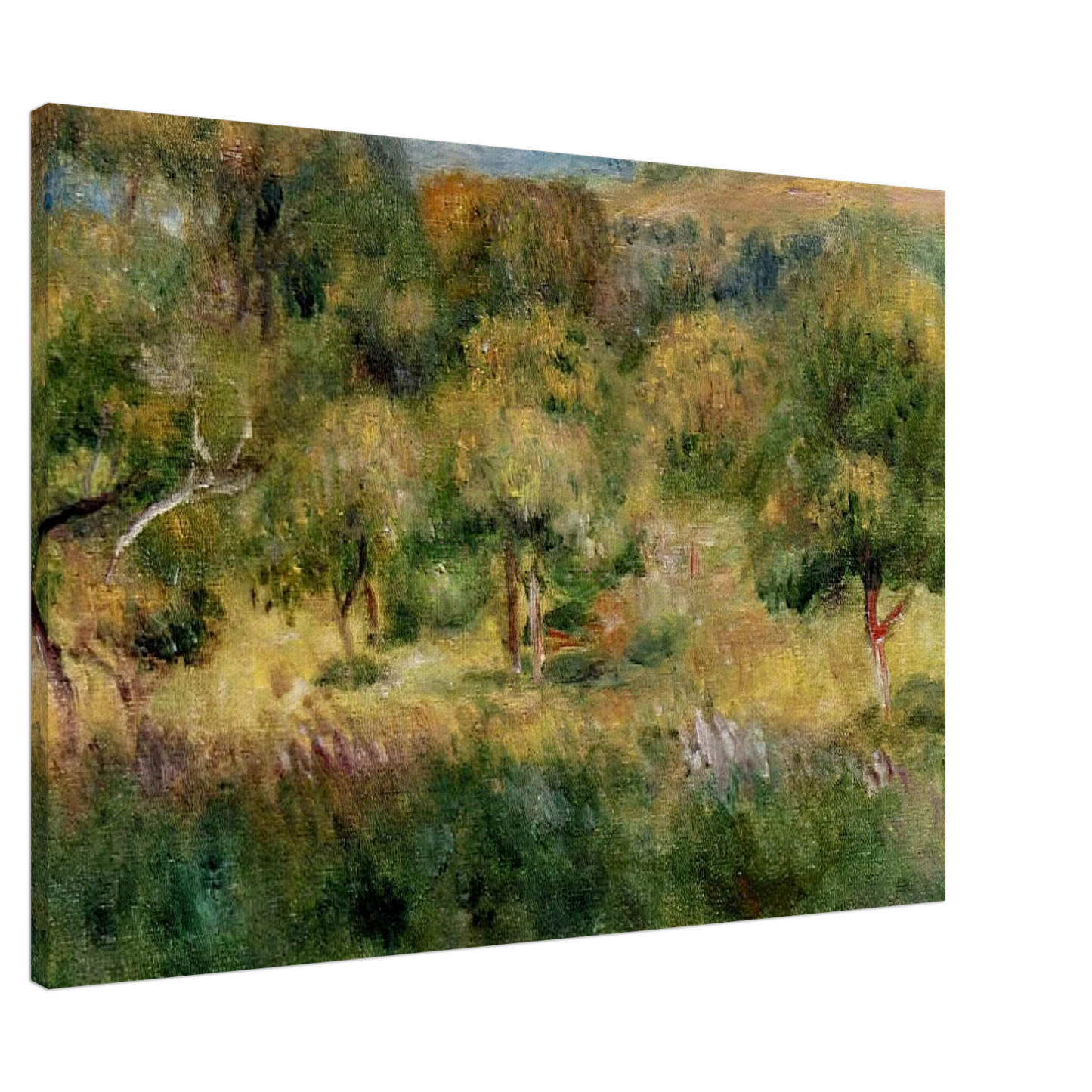 Pierre-Auguste Renoir - The Edge of the Forest in Brittany Canvas - 20x30 cm / 8x12 inches-canvas