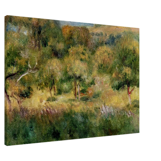 Pierre-Auguste Renoir - The Edge of the Forest in Brittany Canvas - 20x30 cm / 8x12 inches-canvas