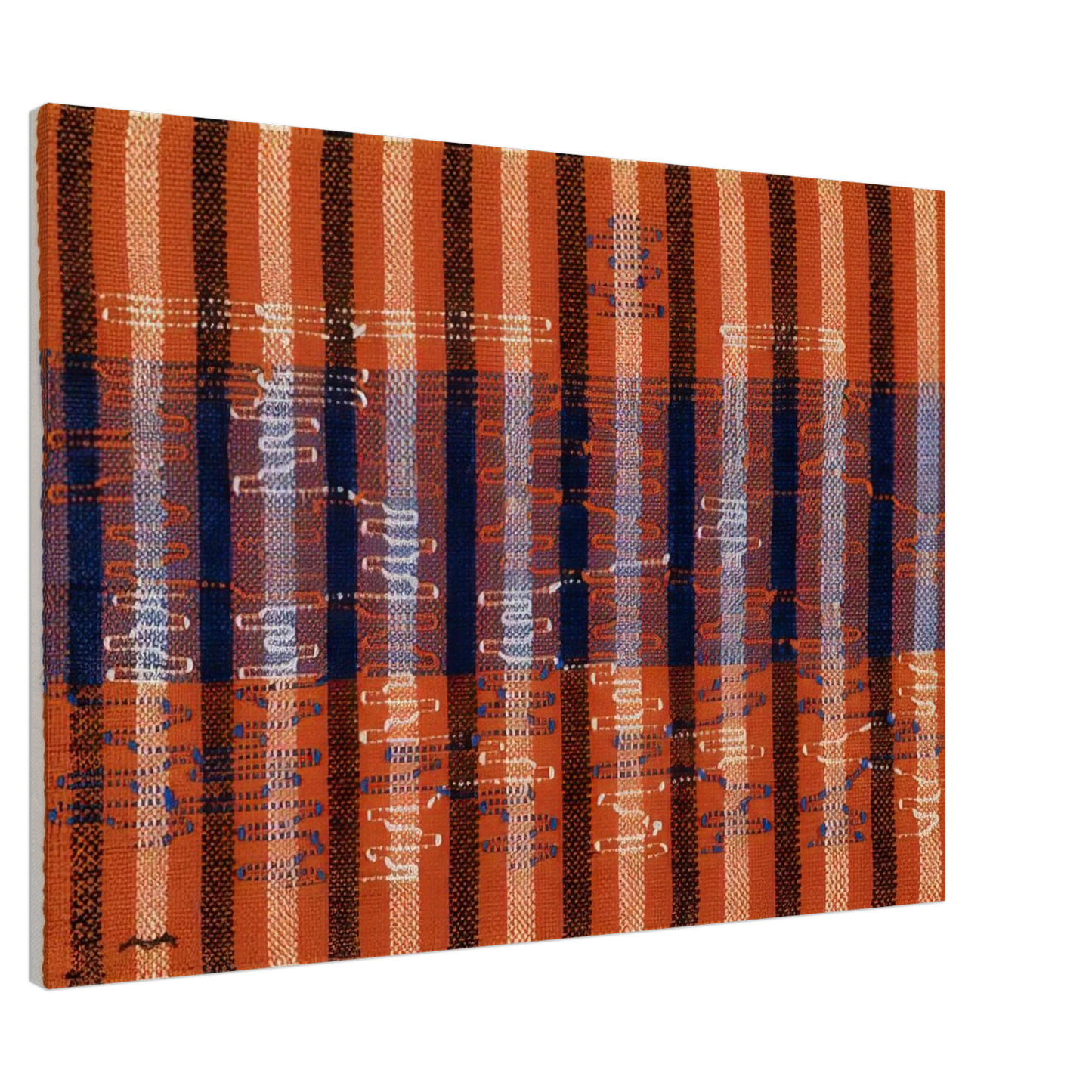 Anni Albers - INTERSECTING 1962 Canvas - 20x30 cm / 8x12 inches-canvas
