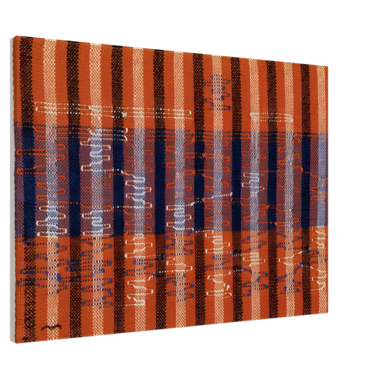 Anni Albers - INTERSECTING 1962 Canvas - 20x30 cm / 8x12 inches-canvas