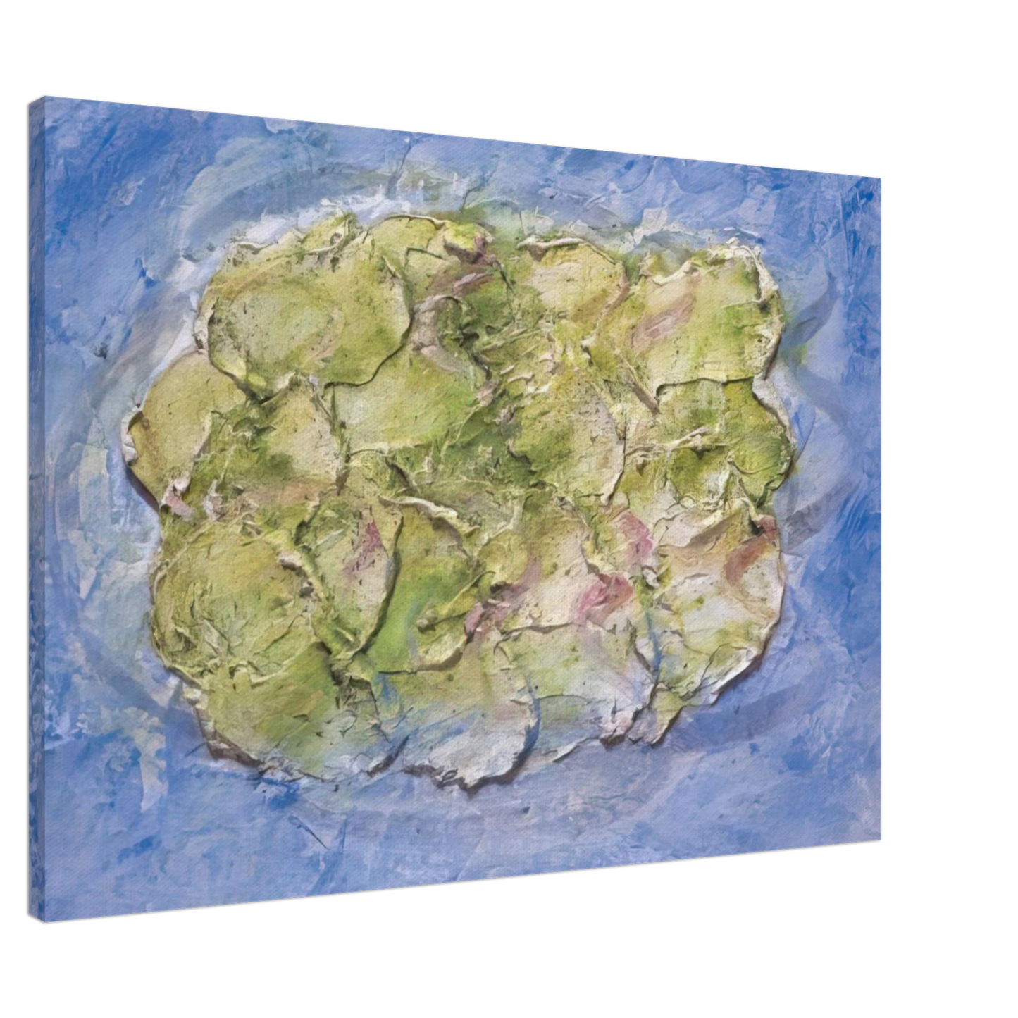 Piero Manzoni - Frog Pond - 1957 Canvas - 20x30 cm / 8x12 inches-canvas