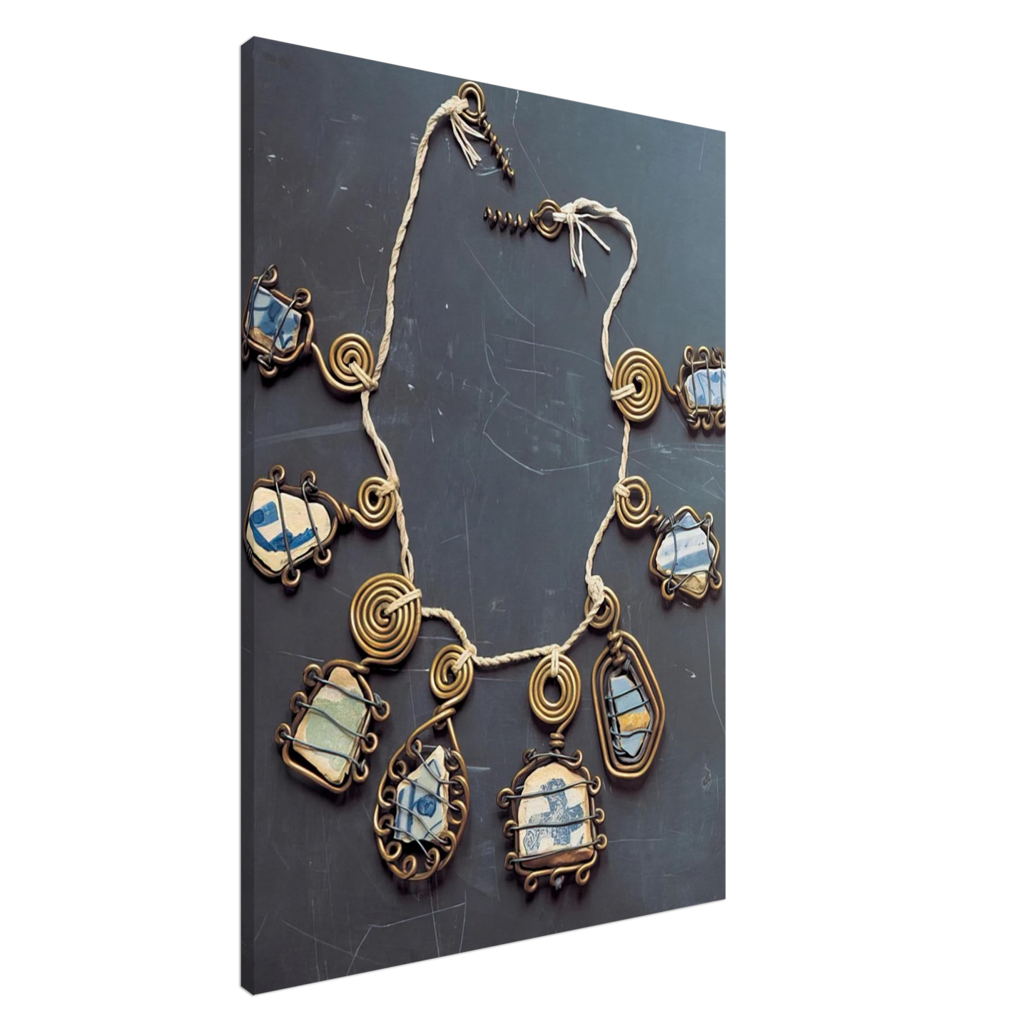 Alexander Calder - NECKLACE 1930 0 Canvas - 20x30 cm / 8x12 inches-canvas