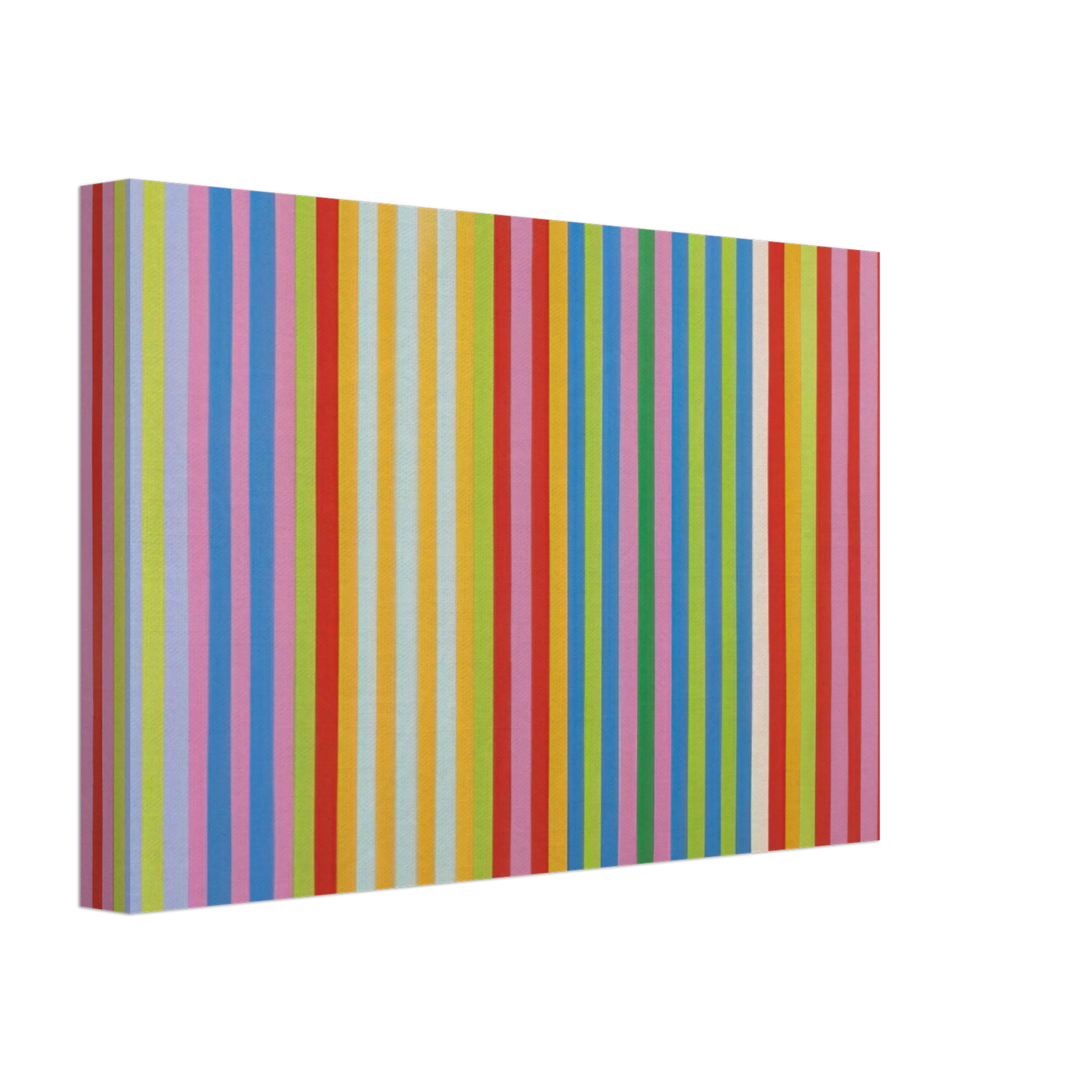 Gene Davis - Red Chatterbox - 1967 Canvas - 40x60 cm / 16x24 inches-canvas