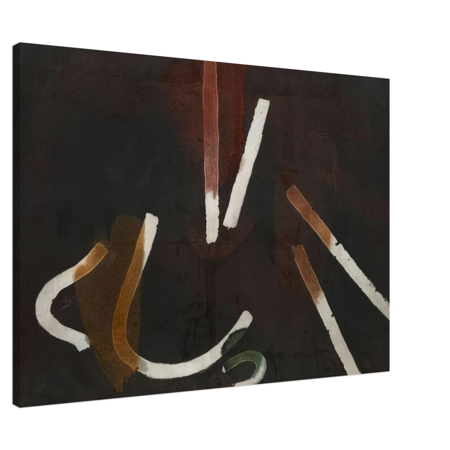 John Ferren - Composition Brun - 1933 Canvas - 20x30 cm / 8x12 inches-canvas