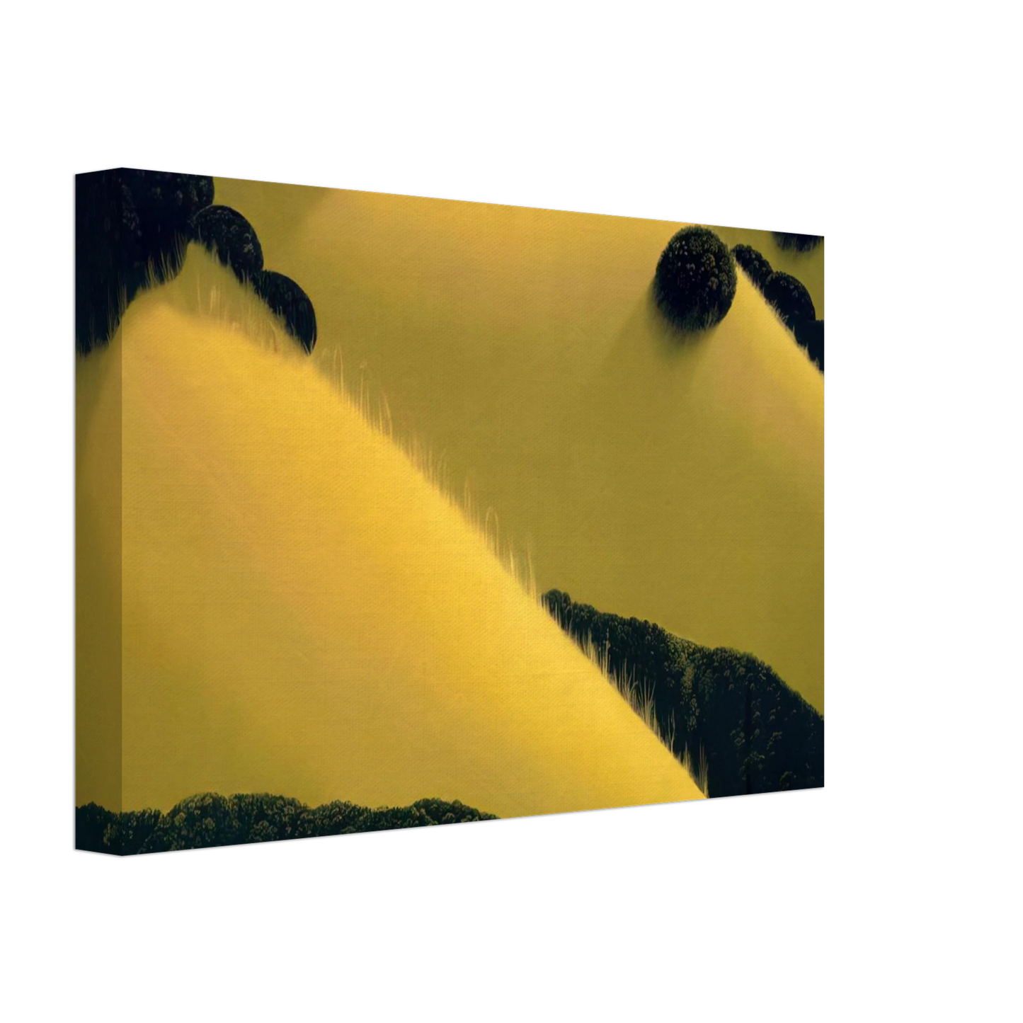 Eyvind Earle - Golden Hills Canvas - 40x60 cm / 16x24 inches-canvas