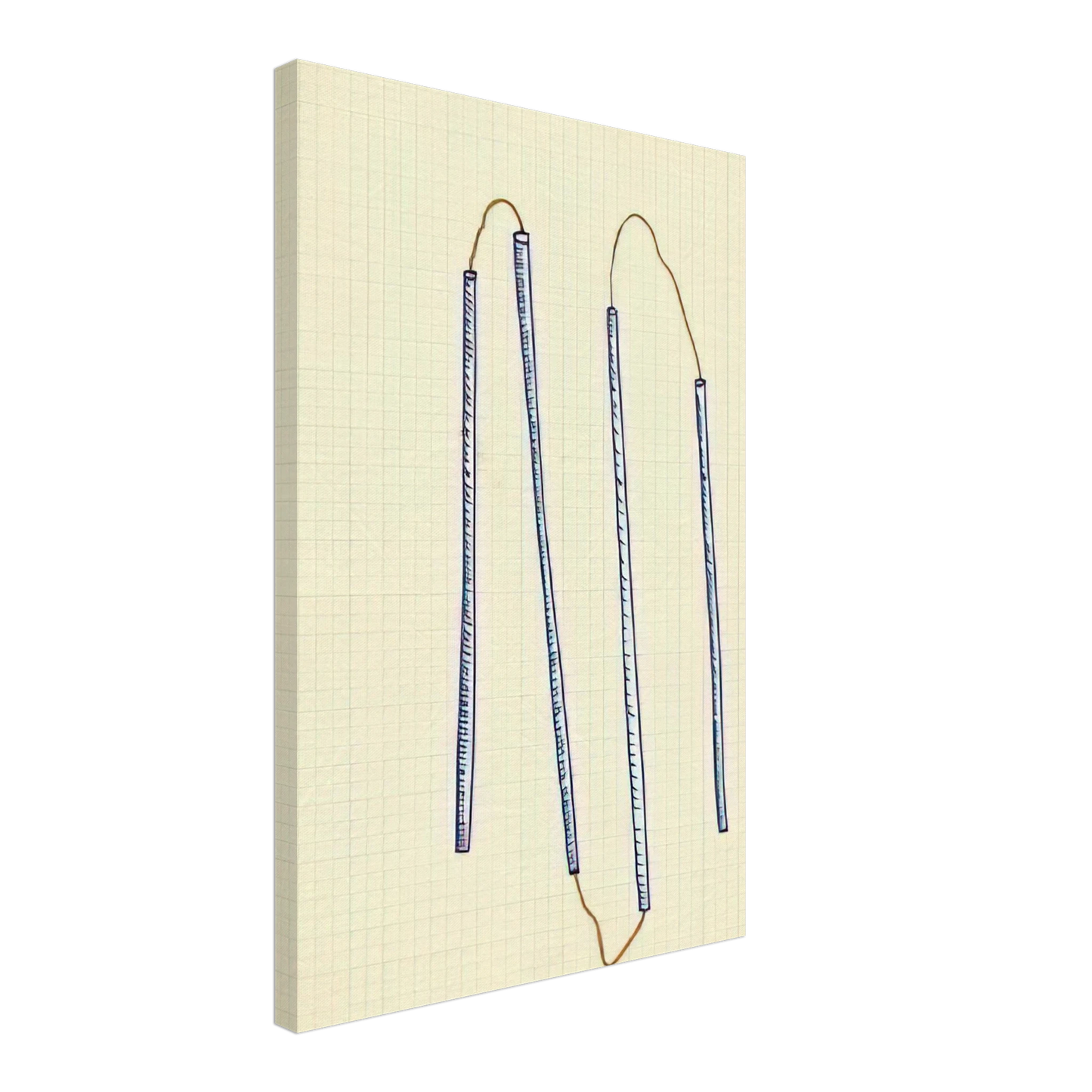 Sigmar Polke - UNTITLED 1969 Canvas - 40x60 cm / 16x24 inches-canvas